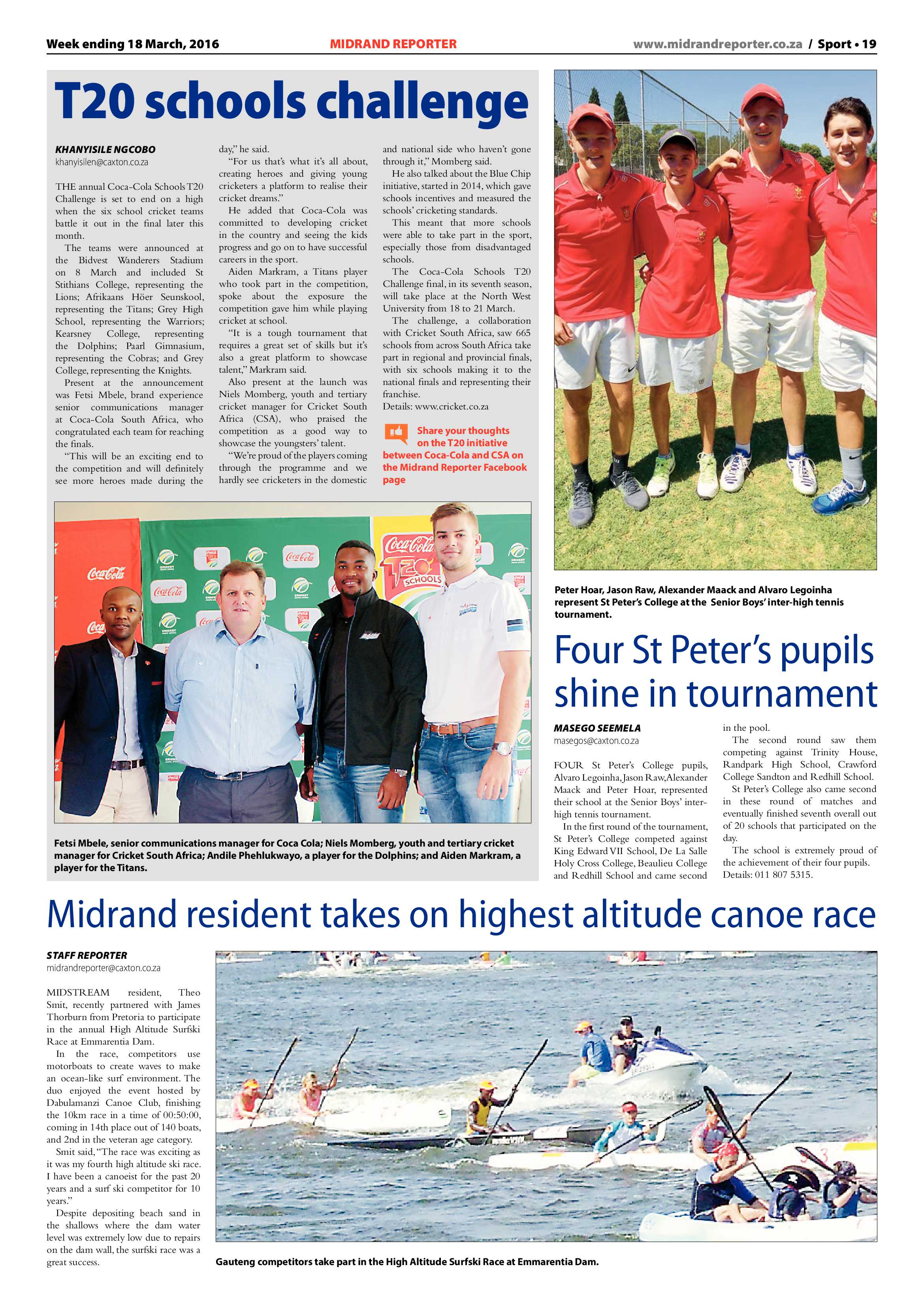 Midrand Reporter 18 March 2016 page 19