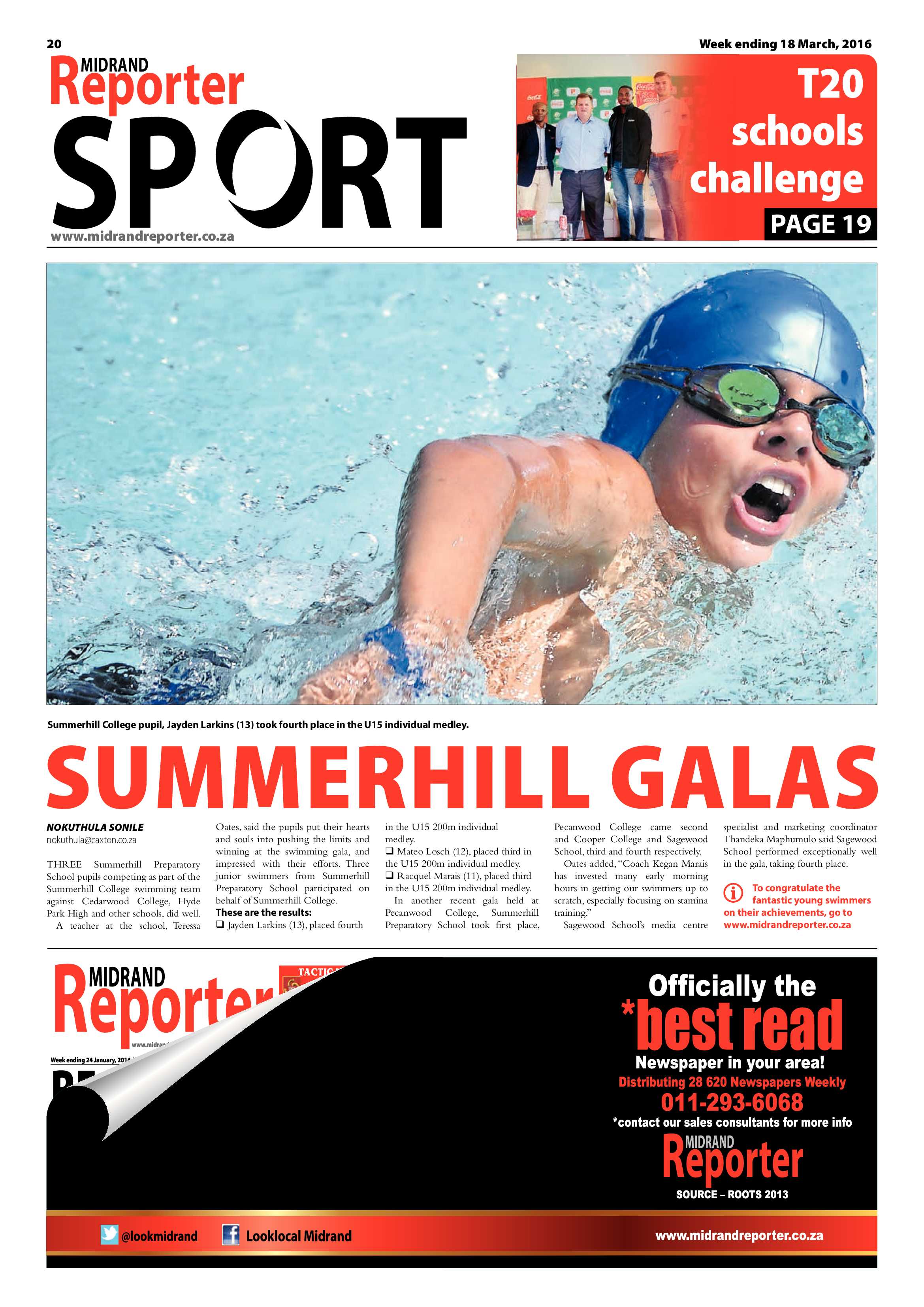 Midrand Reporter 18 March 2016 page 20