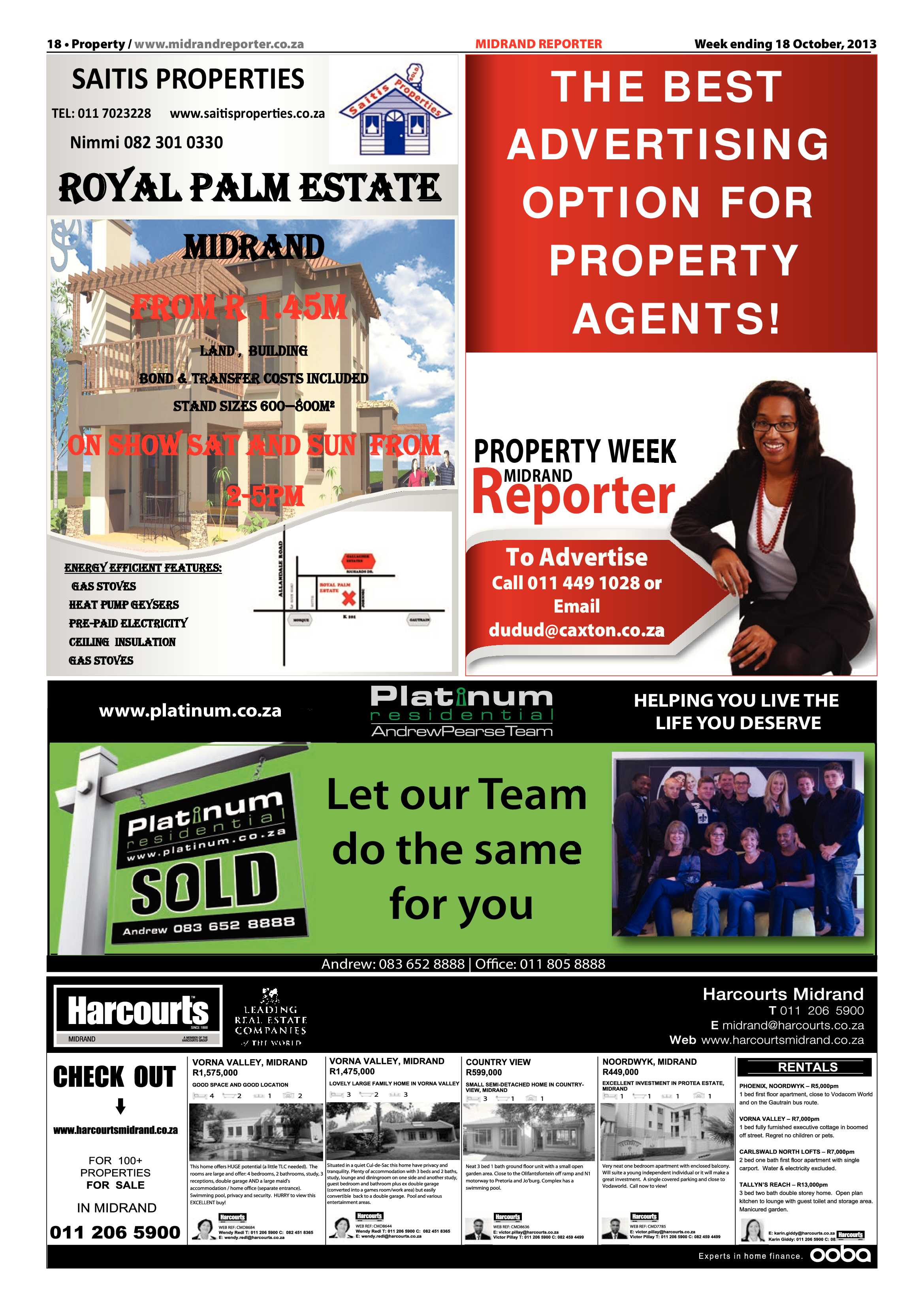 Midrand Reporter 18 October 2013 page 18