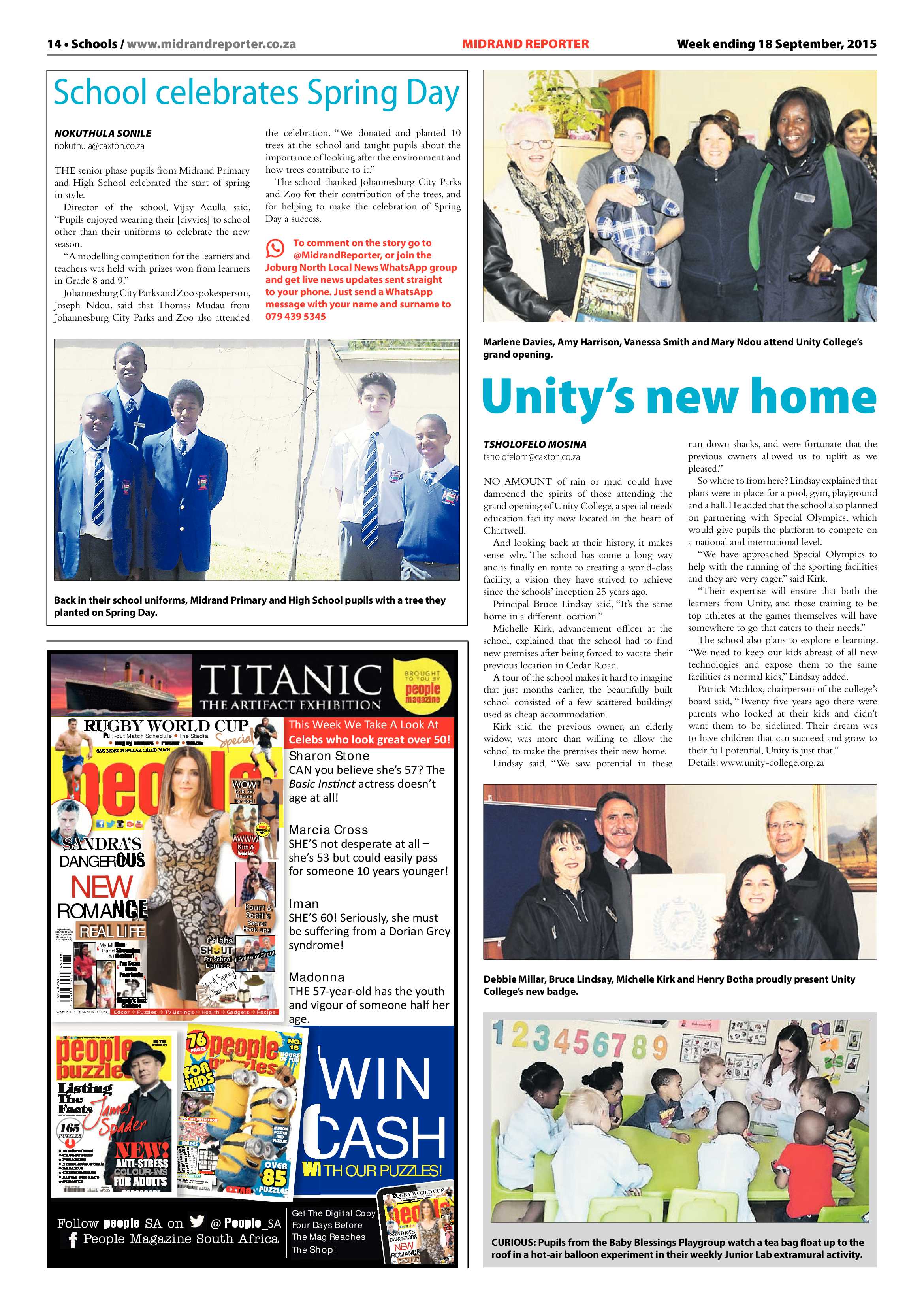 Midrand Reporter 18 September 2015 page 14