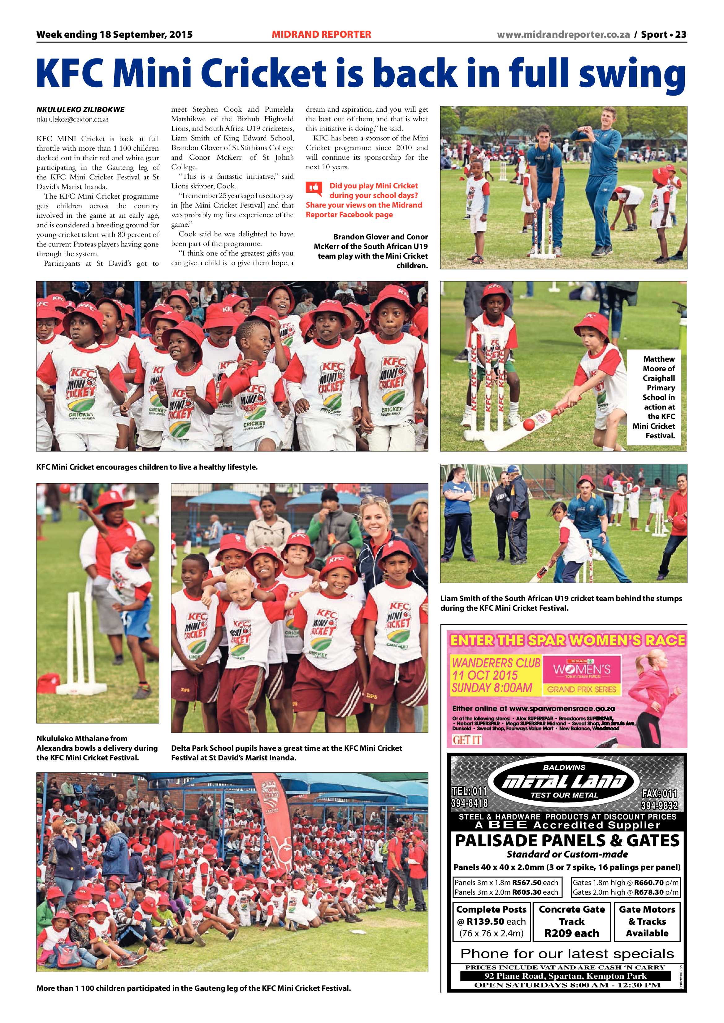 Midrand Reporter 18 September 2015 page 23