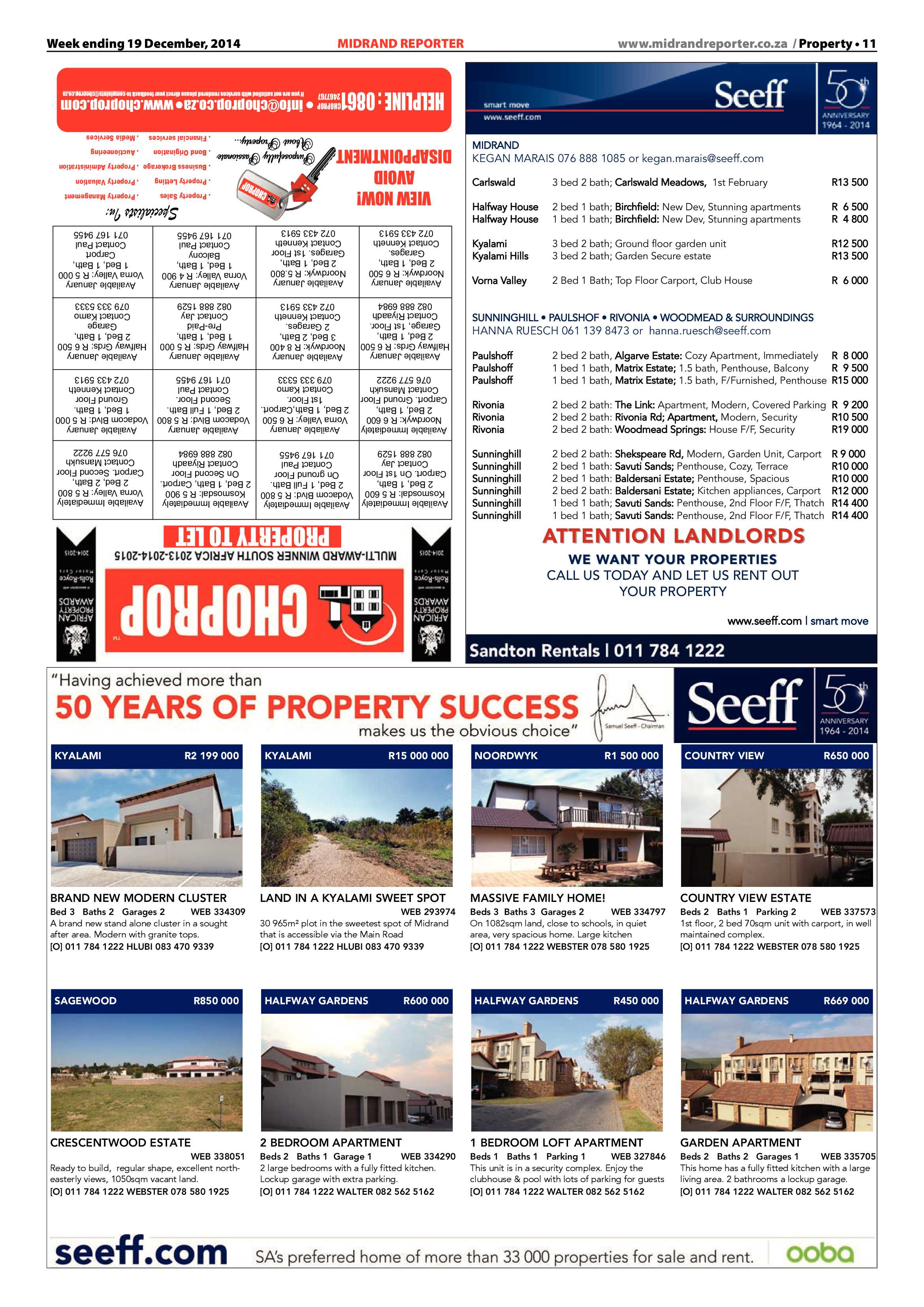 Midrand Reporter 19 December 2014 page 11