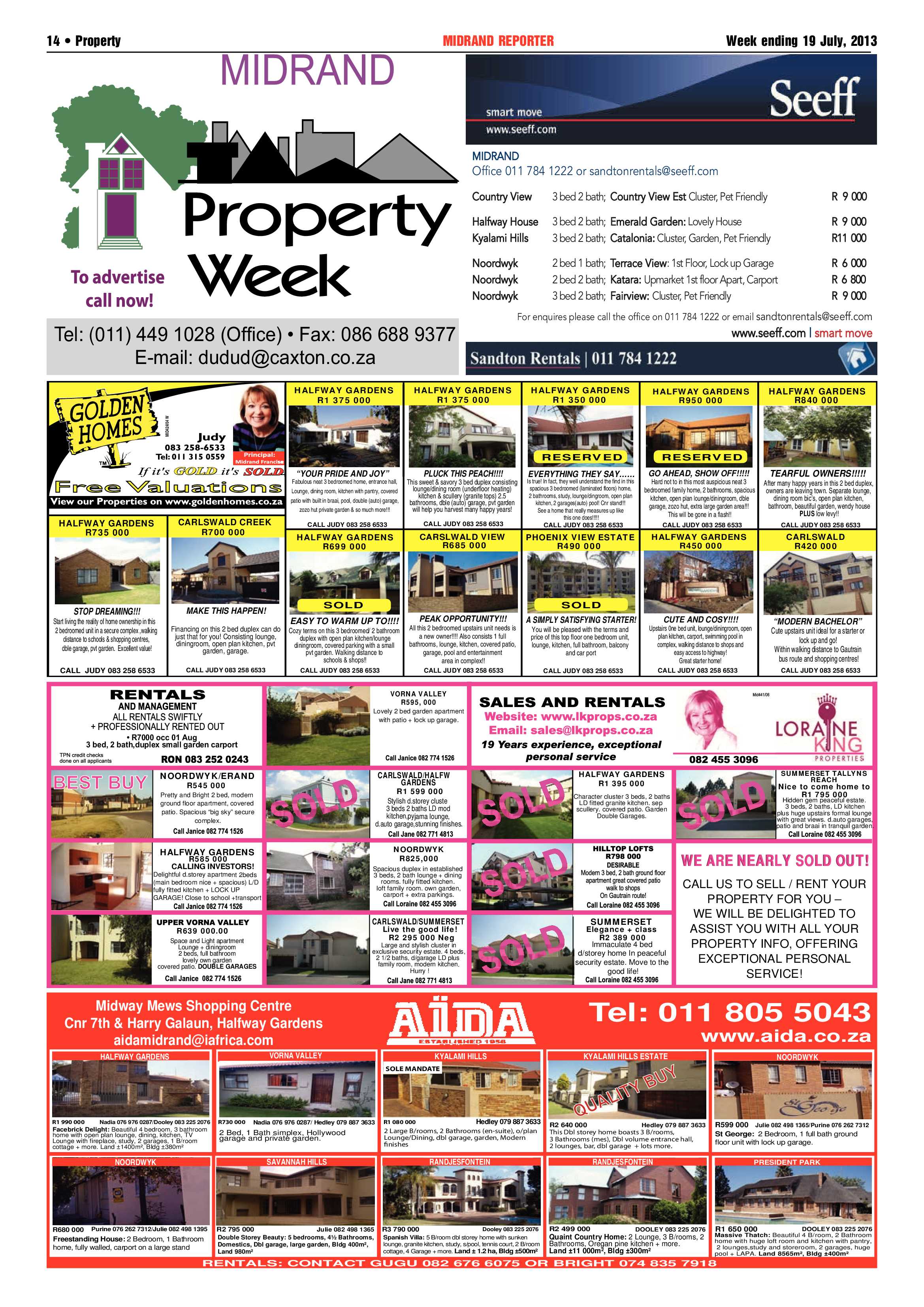 Midrand Reporter 19 July 2013 page 14