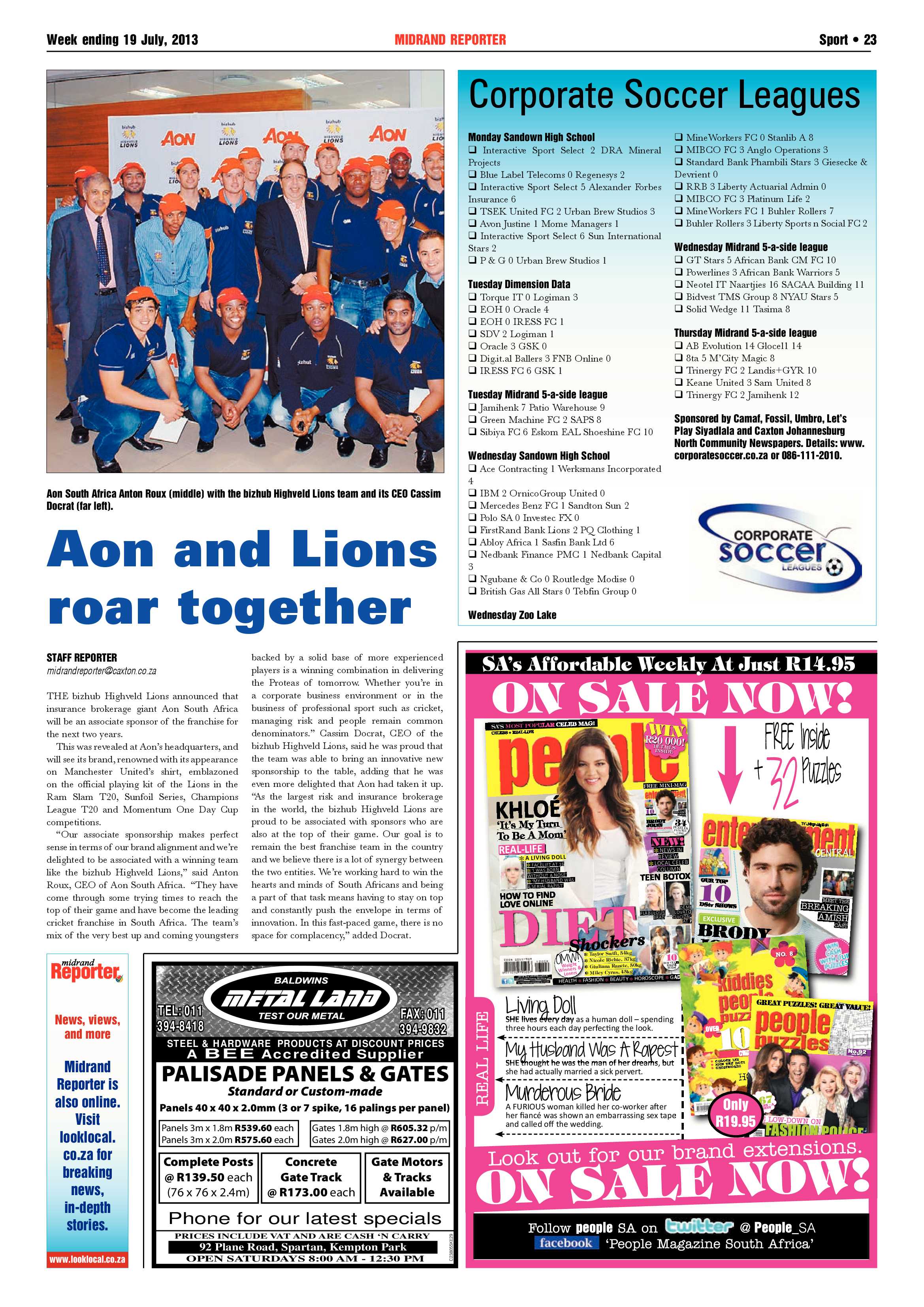 Midrand Reporter 19 July 2013 page 23