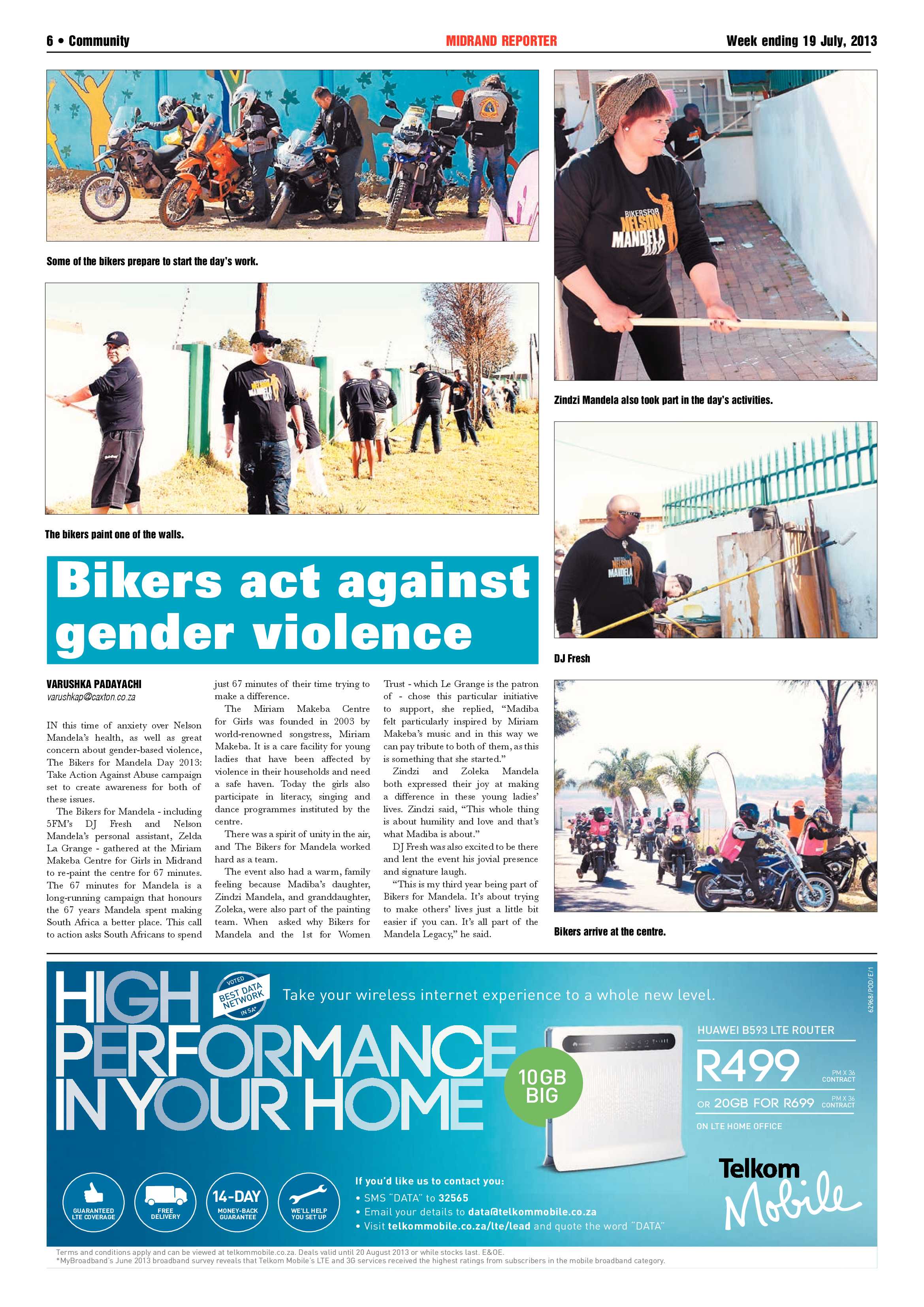 Midrand Reporter 19 July 2013 page 6