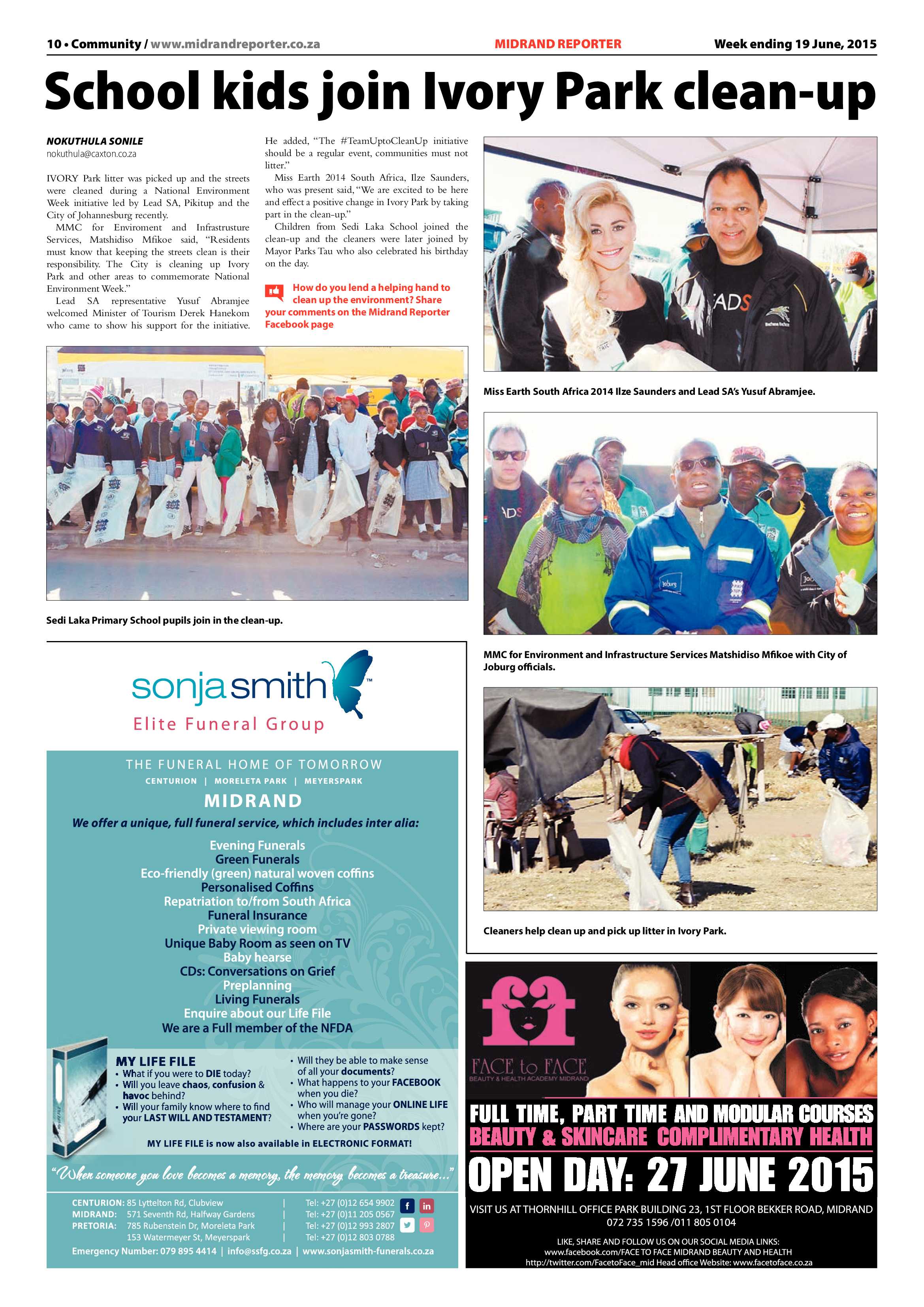 Midrand Reporter 19 June 2015 page 10