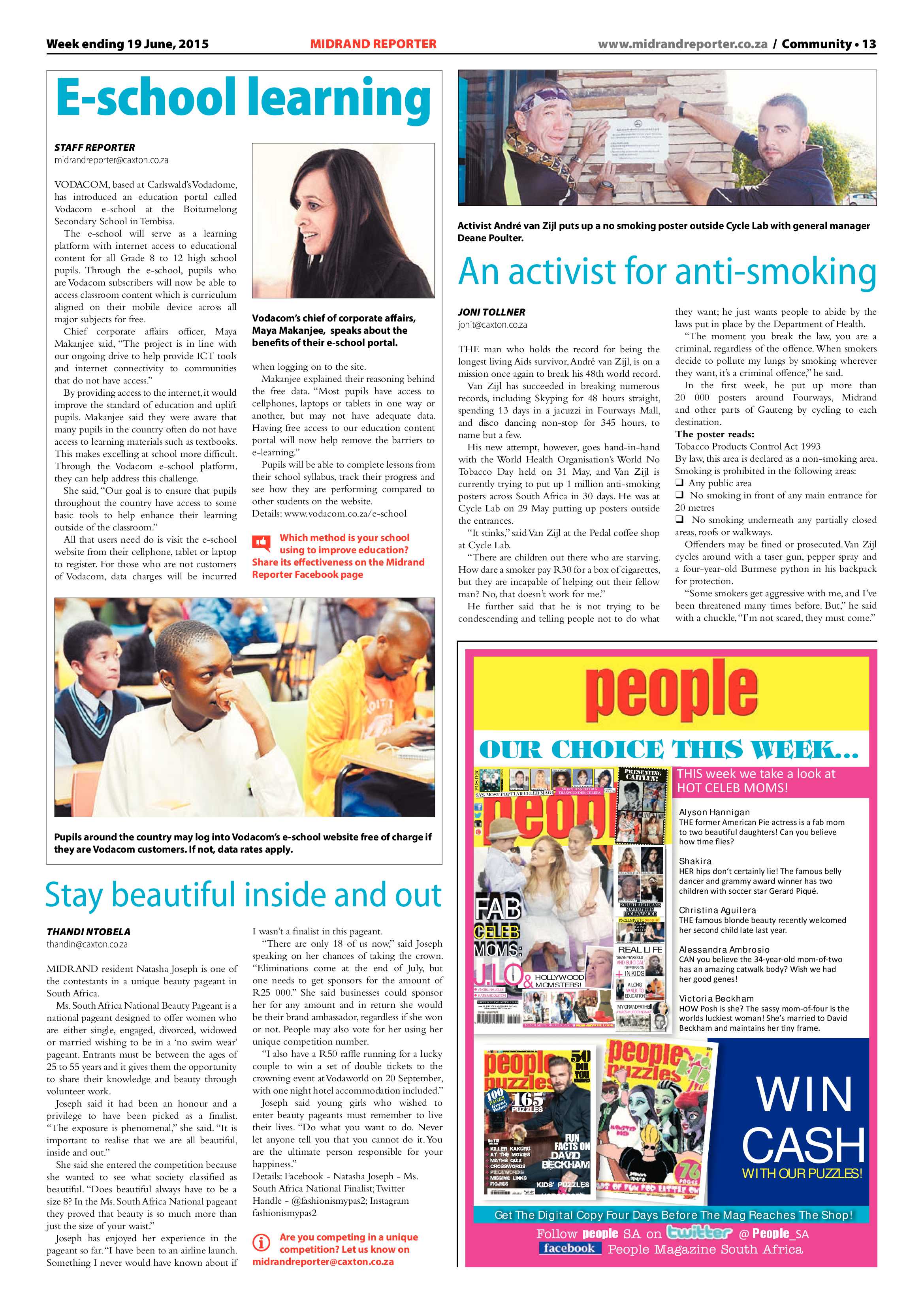 Midrand Reporter 19 June 2015 page 13