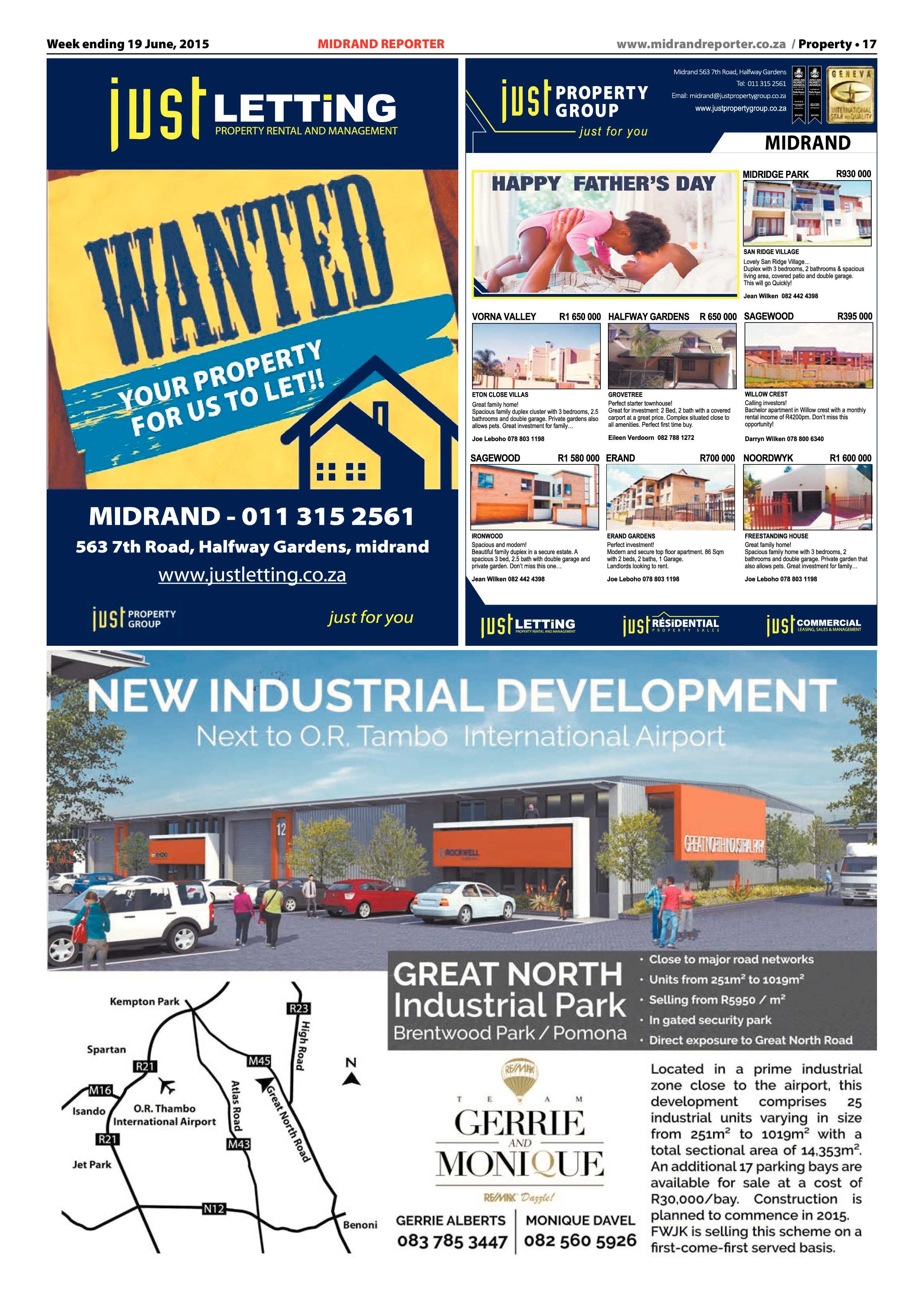 Midrand Reporter 19 June 2015 page 17