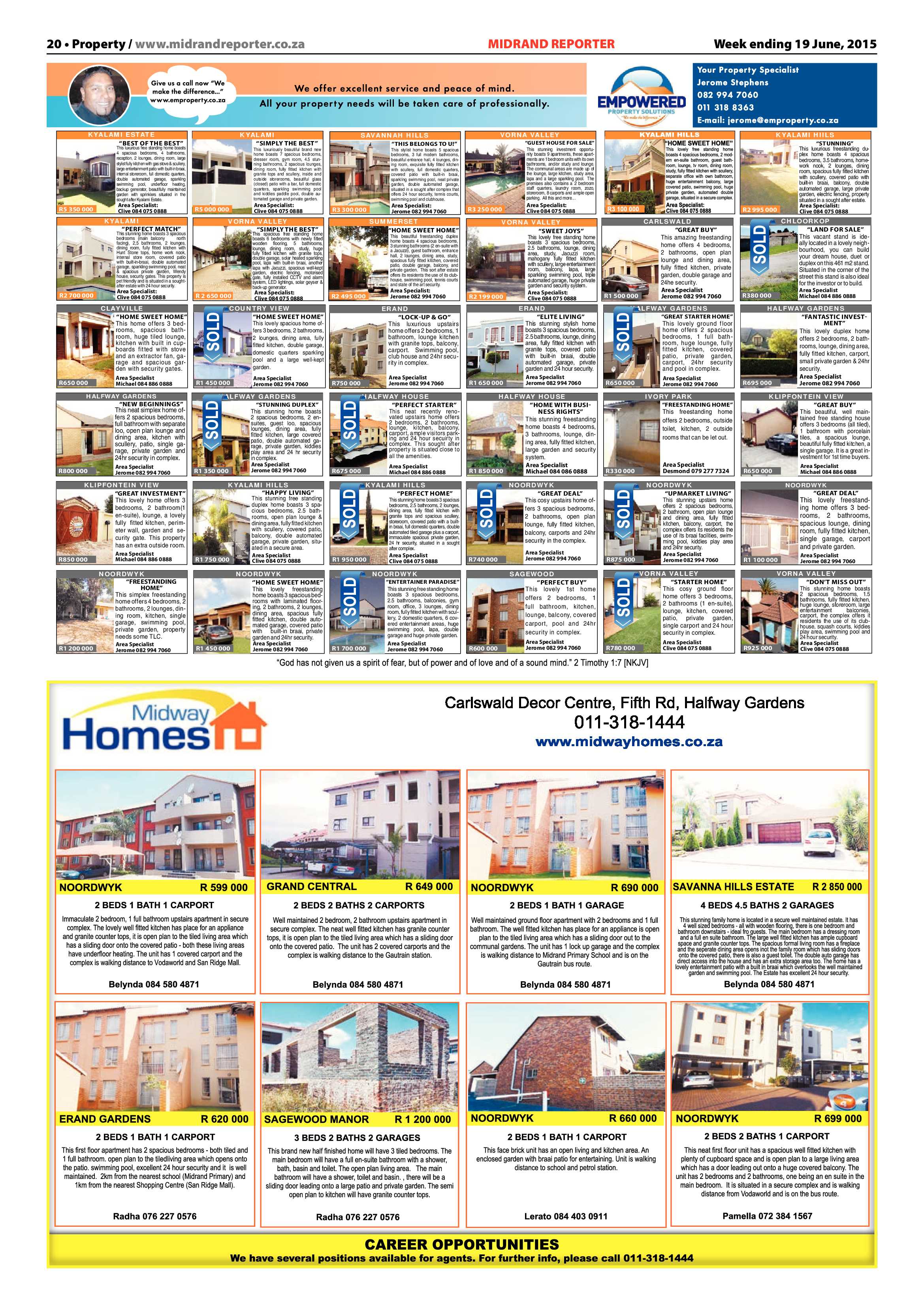 Midrand Reporter 19 June 2015 page 20