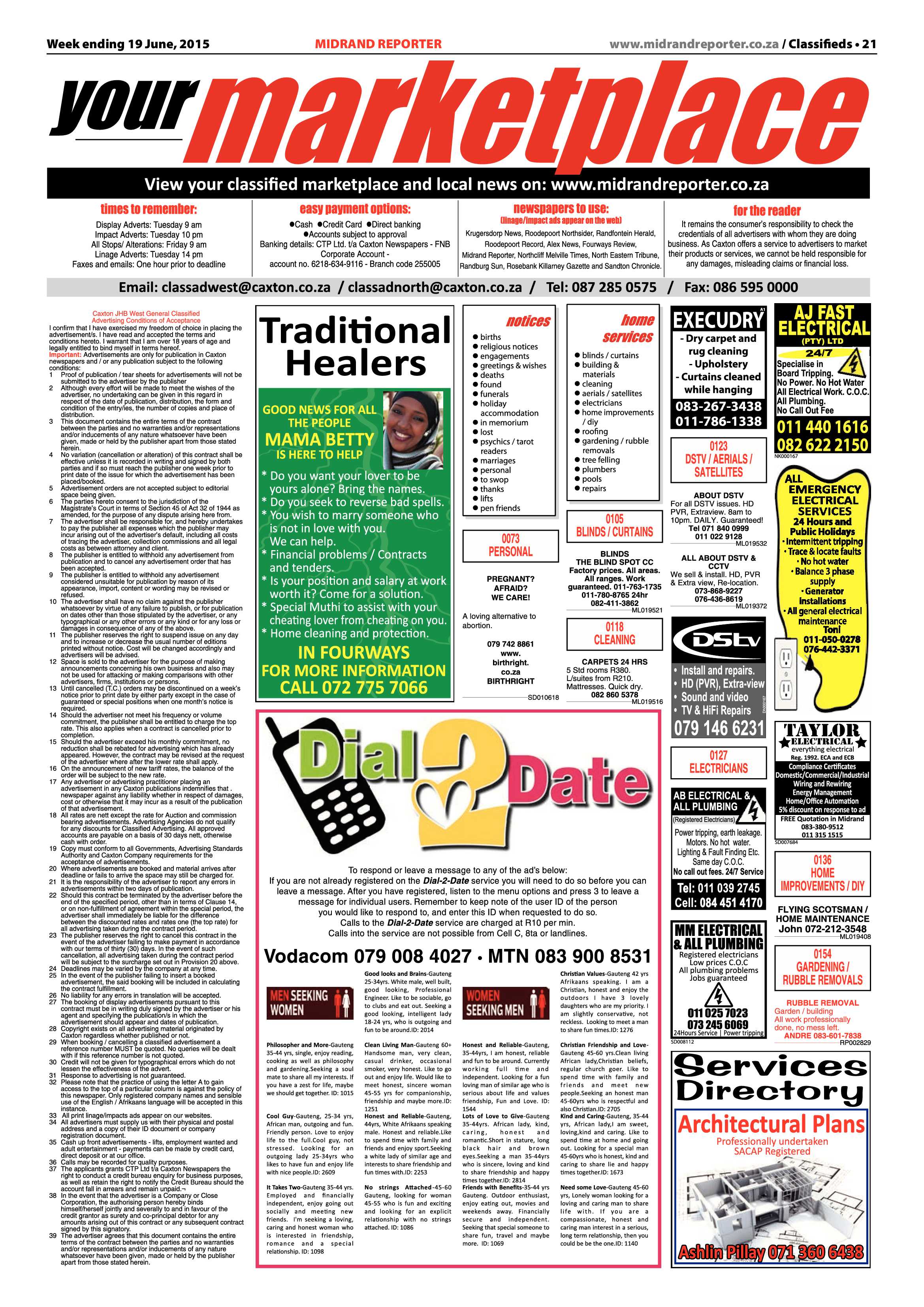 Midrand Reporter 19 June 2015 page 21