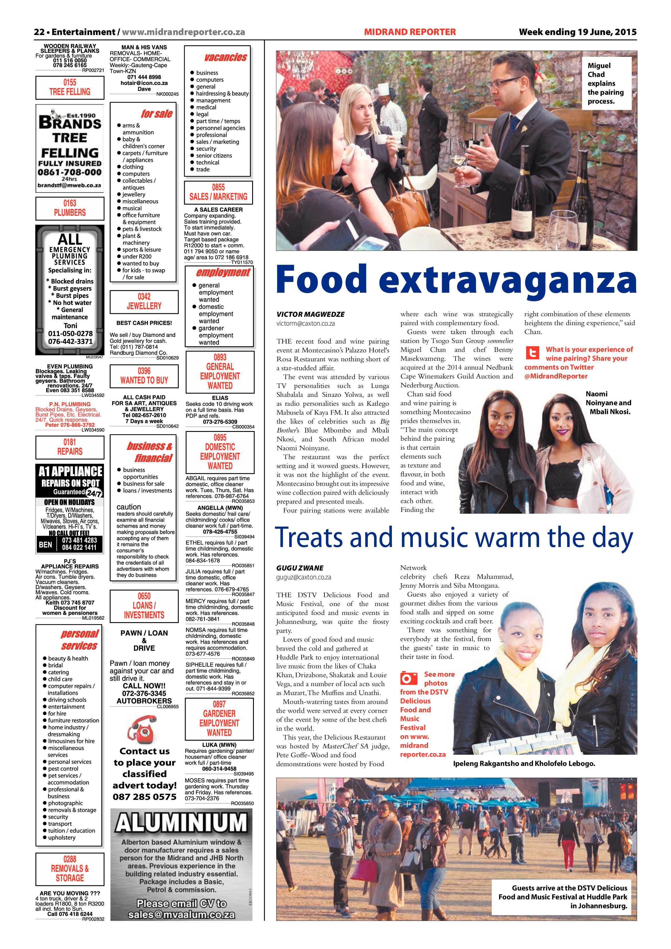 Midrand Reporter 19 June 2015 page 22