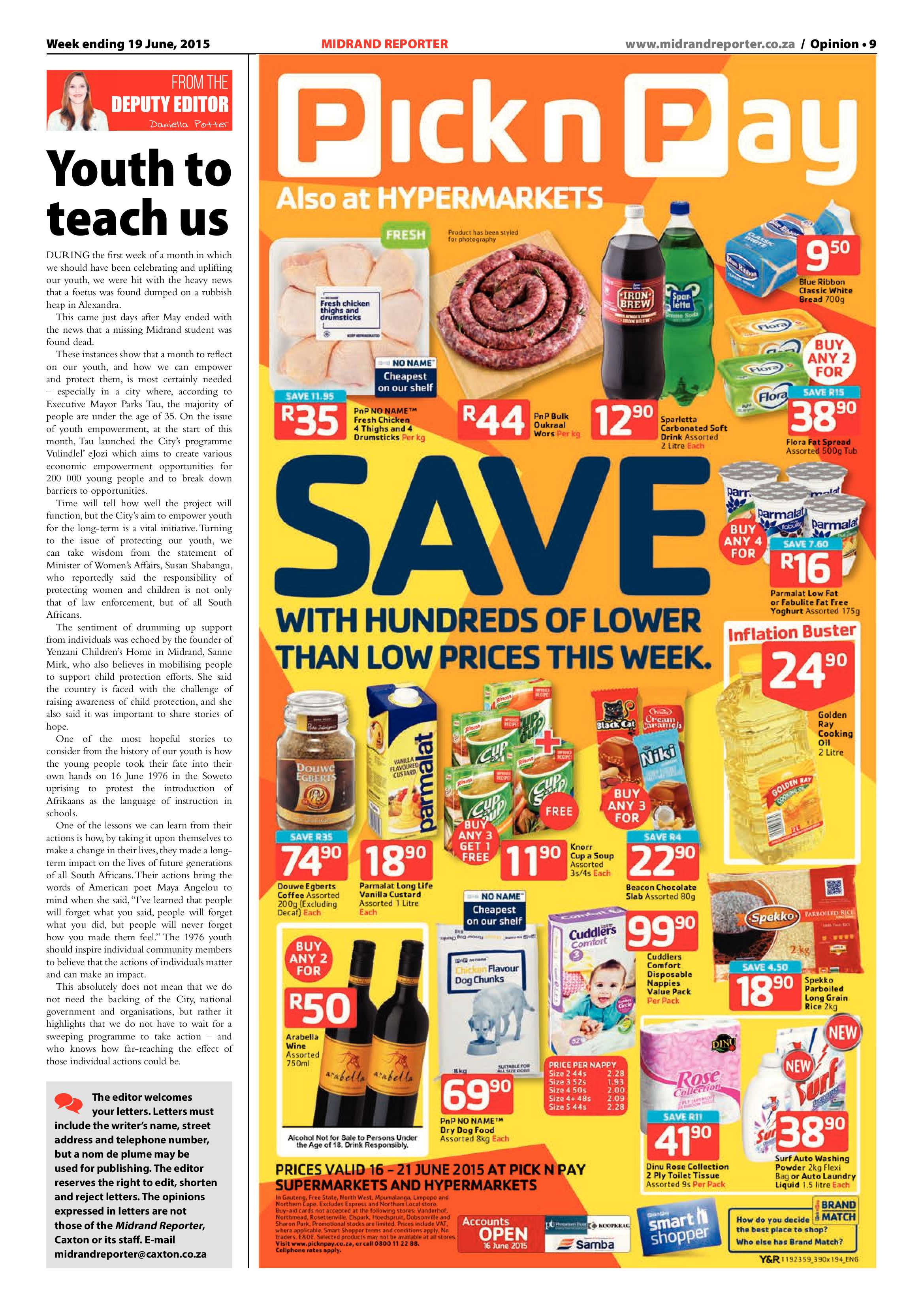 Midrand Reporter 19 June 2015 page 9