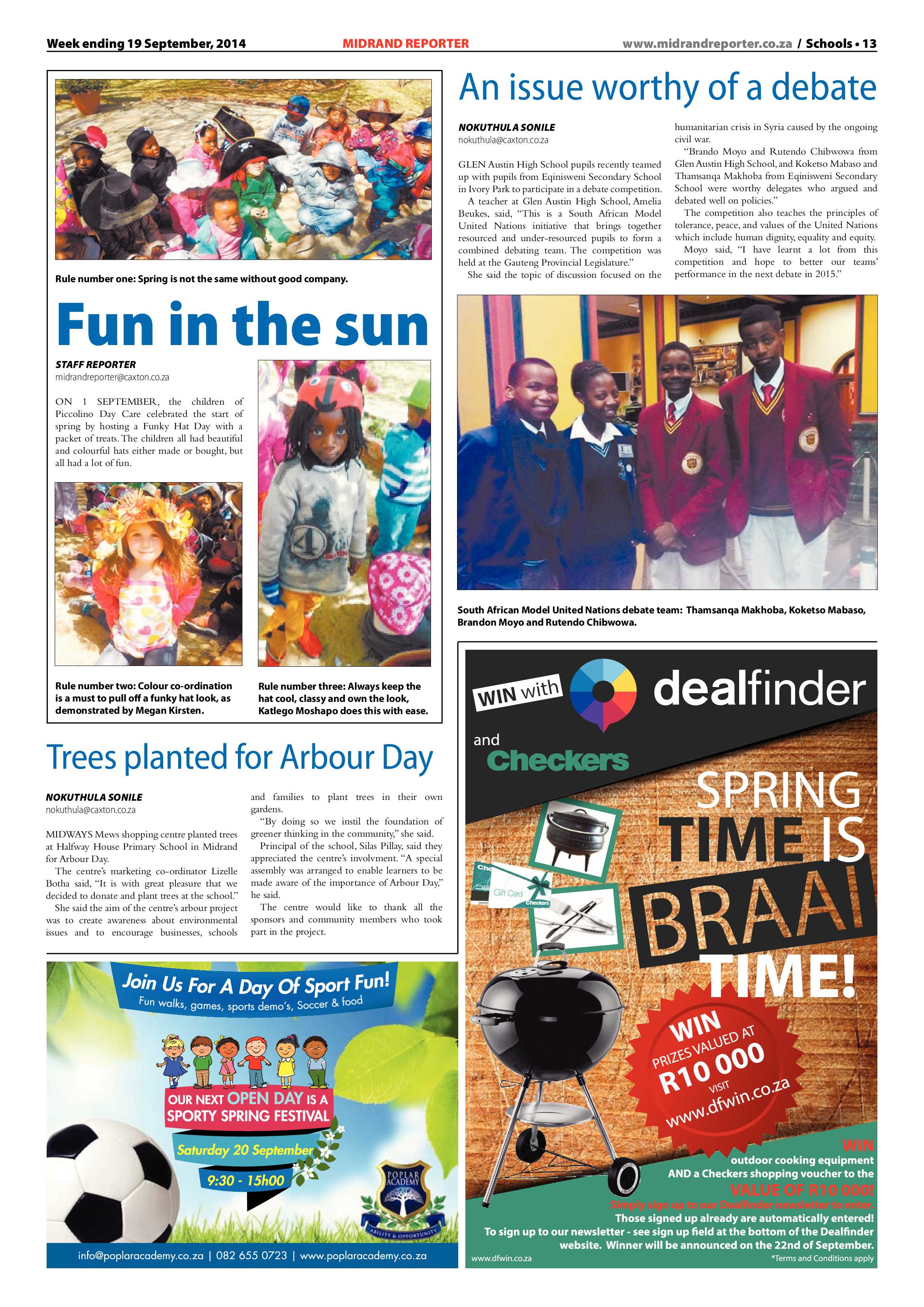 Midrand Reporter 19 September 2014 page 13