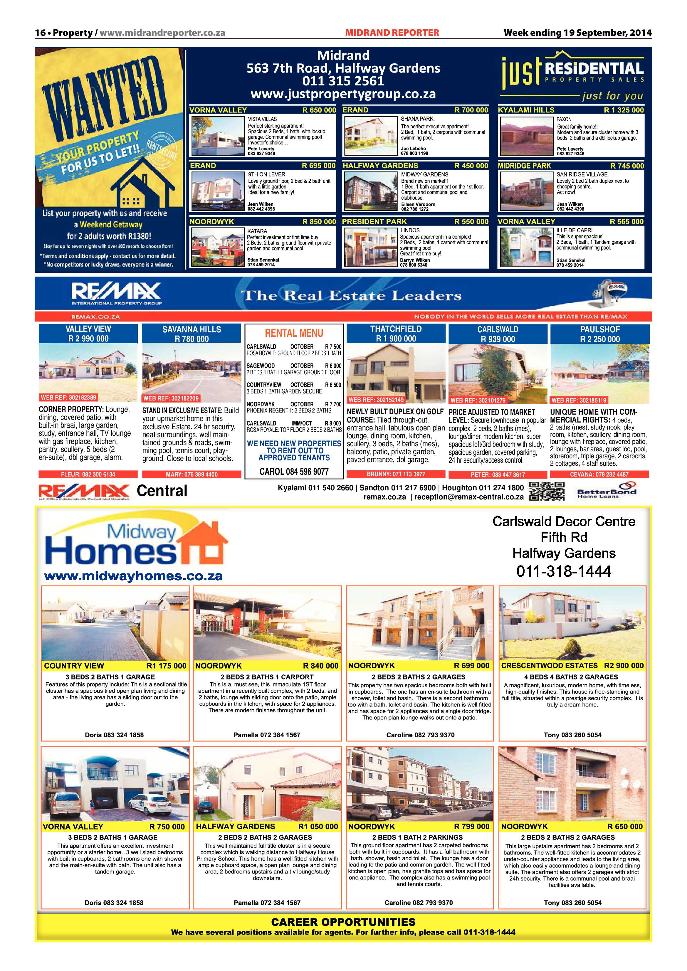 Midrand Reporter 19 September 2014 page 16