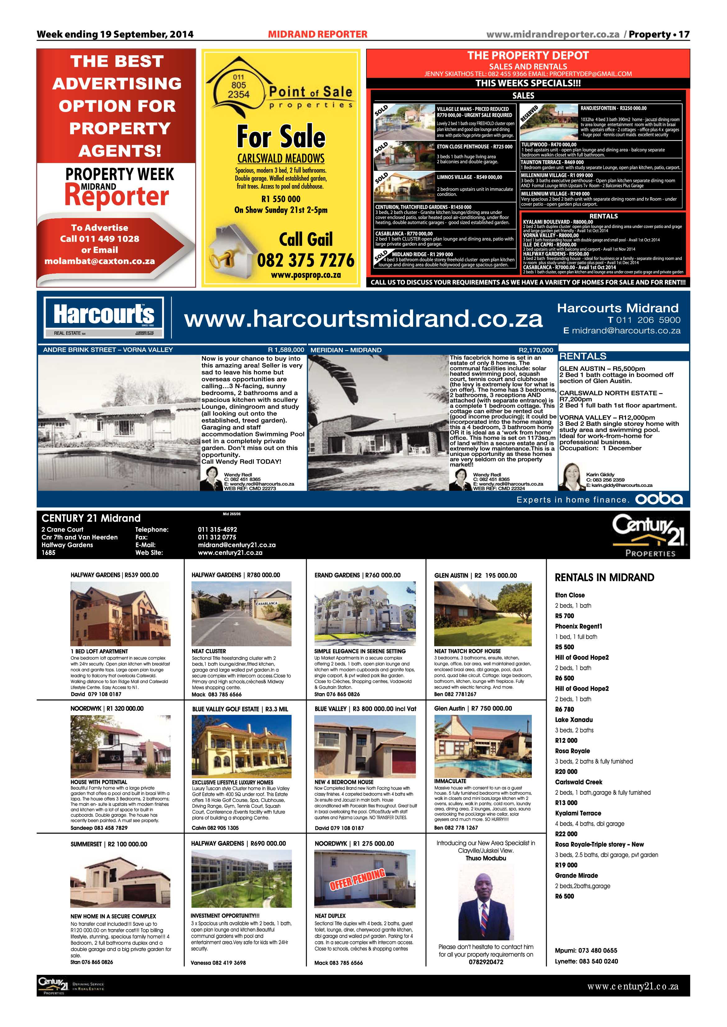 Midrand Reporter 19 September 2014 page 17