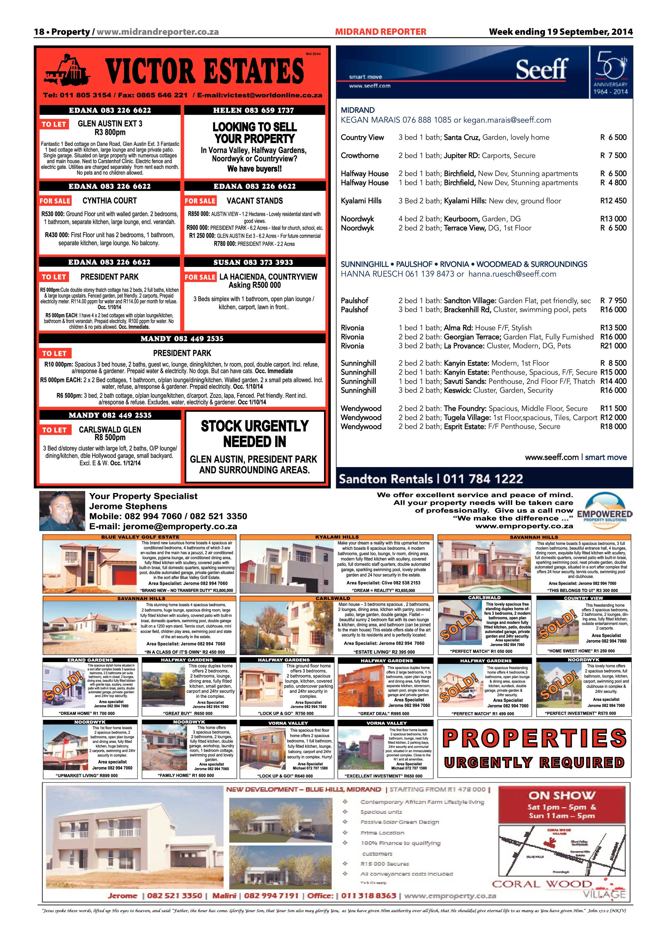 Midrand Reporter 19 September 2014 page 18