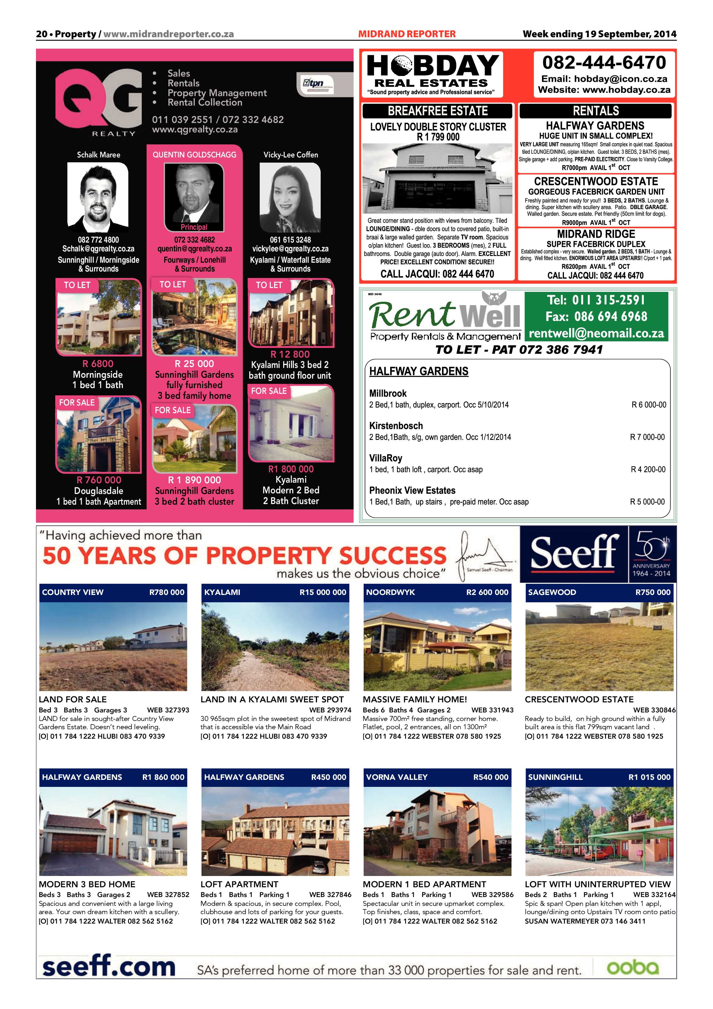 Midrand Reporter 19 September 2014 page 20