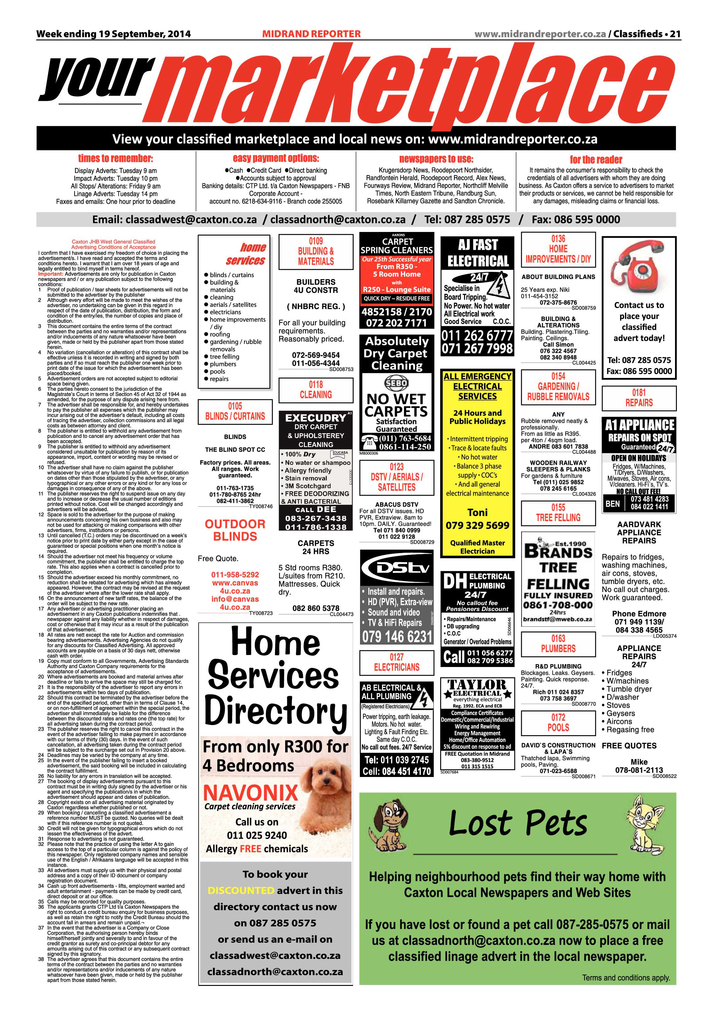 Midrand Reporter 19 September 2014 page 21
