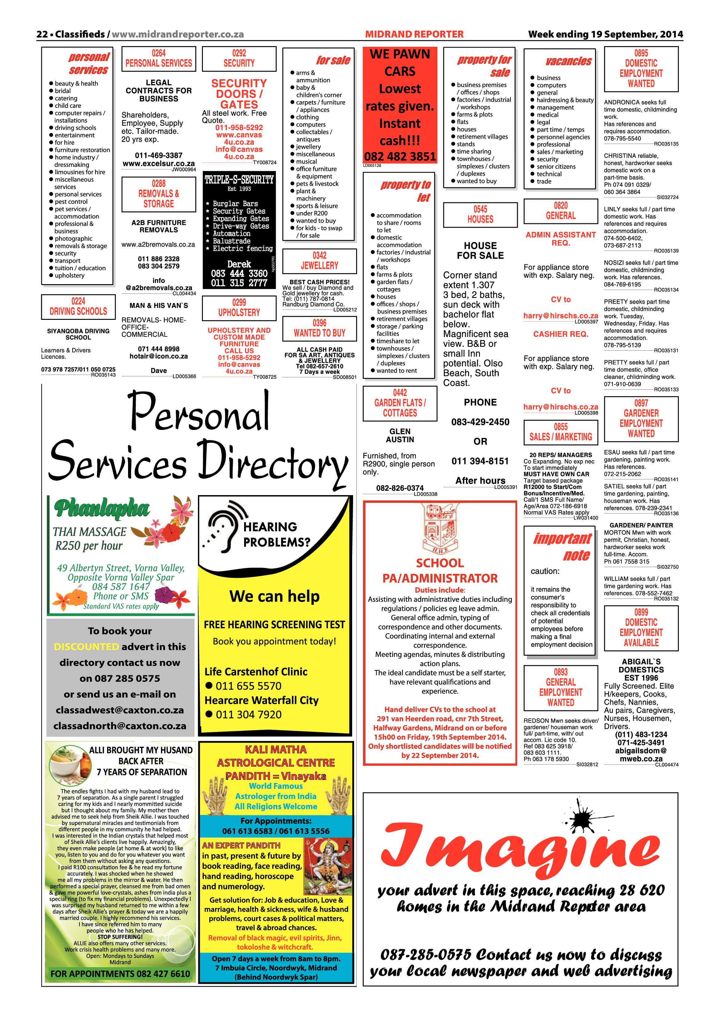 Midrand Reporter 19 September 2014 page 22