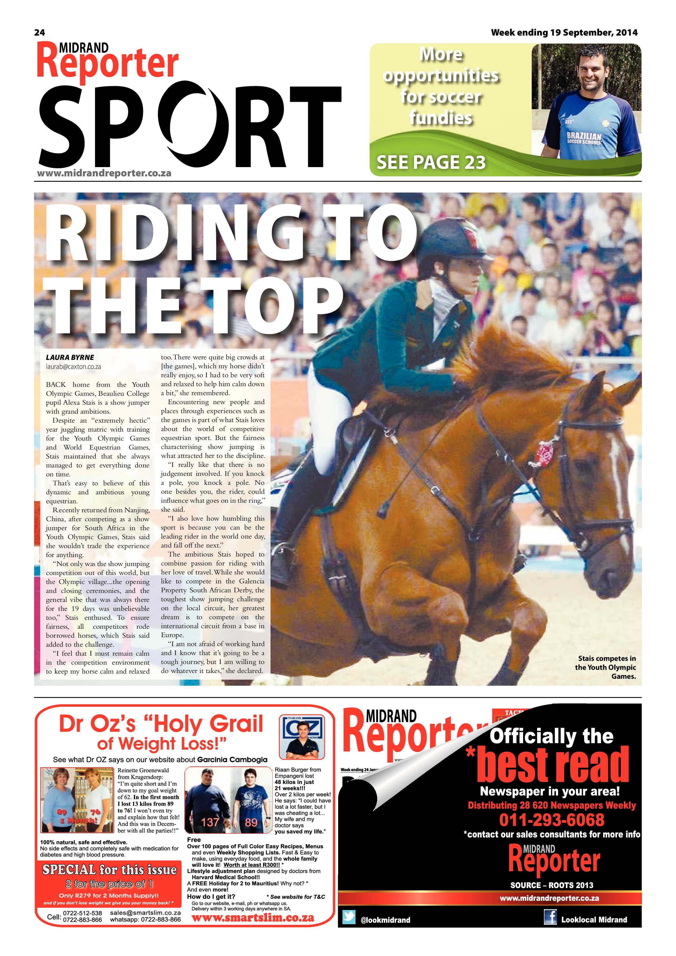Midrand Reporter 19 September 2014 page 24