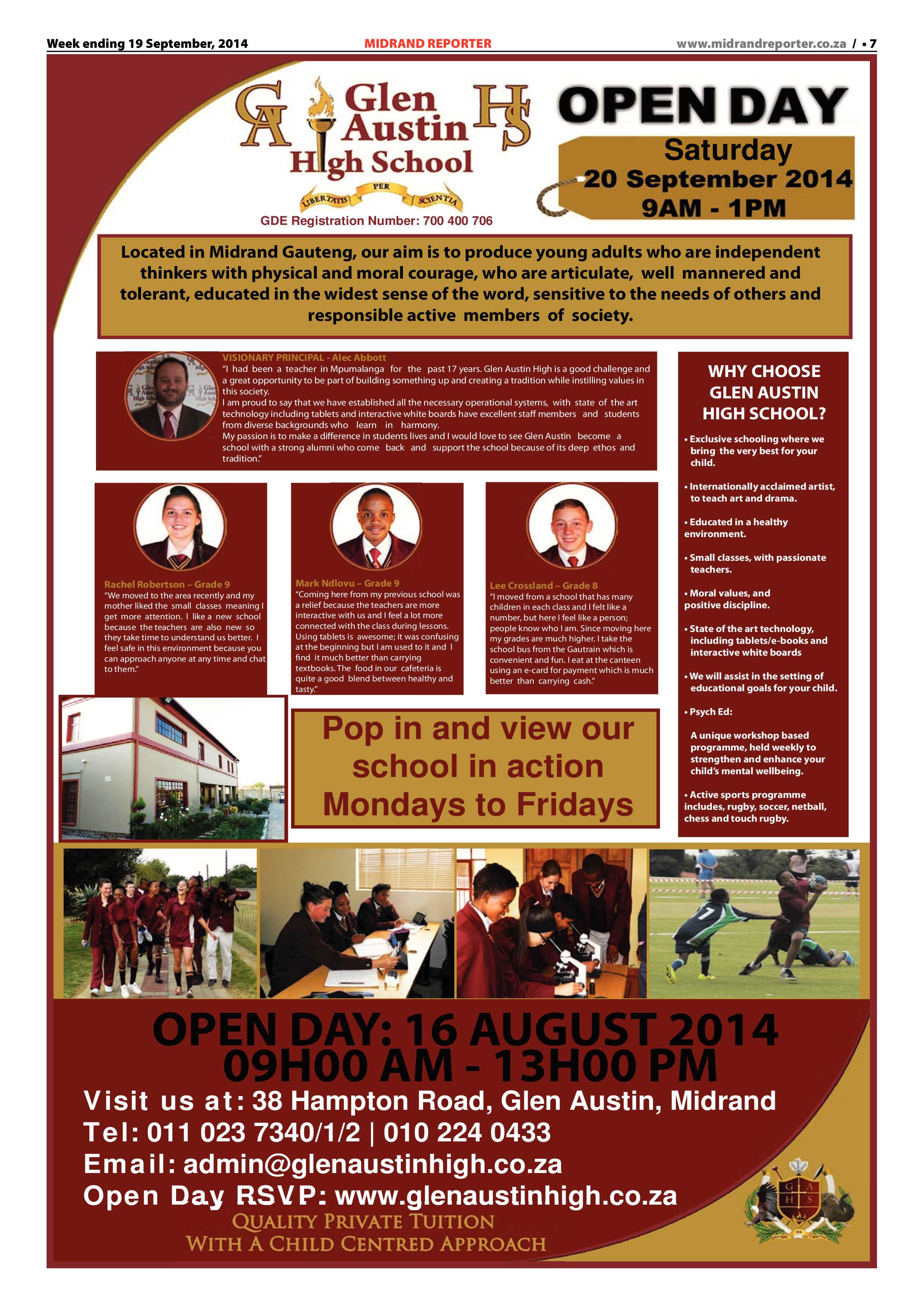 Midrand Reporter 19 September 2014 page 7