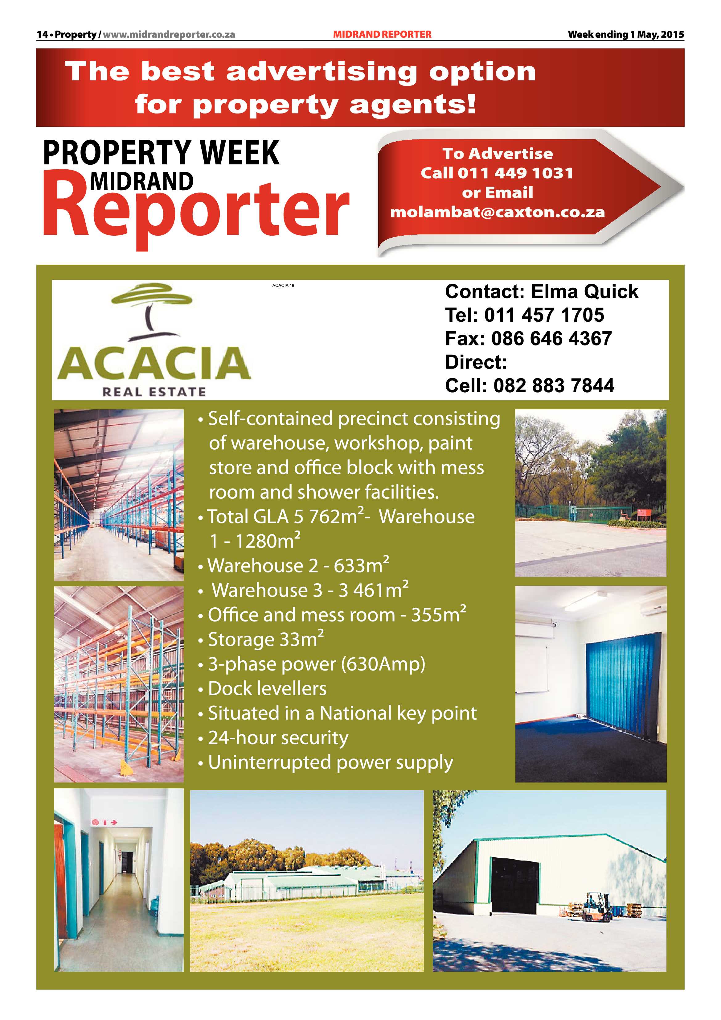 Midrand Reporter 1 May 2015 page 14