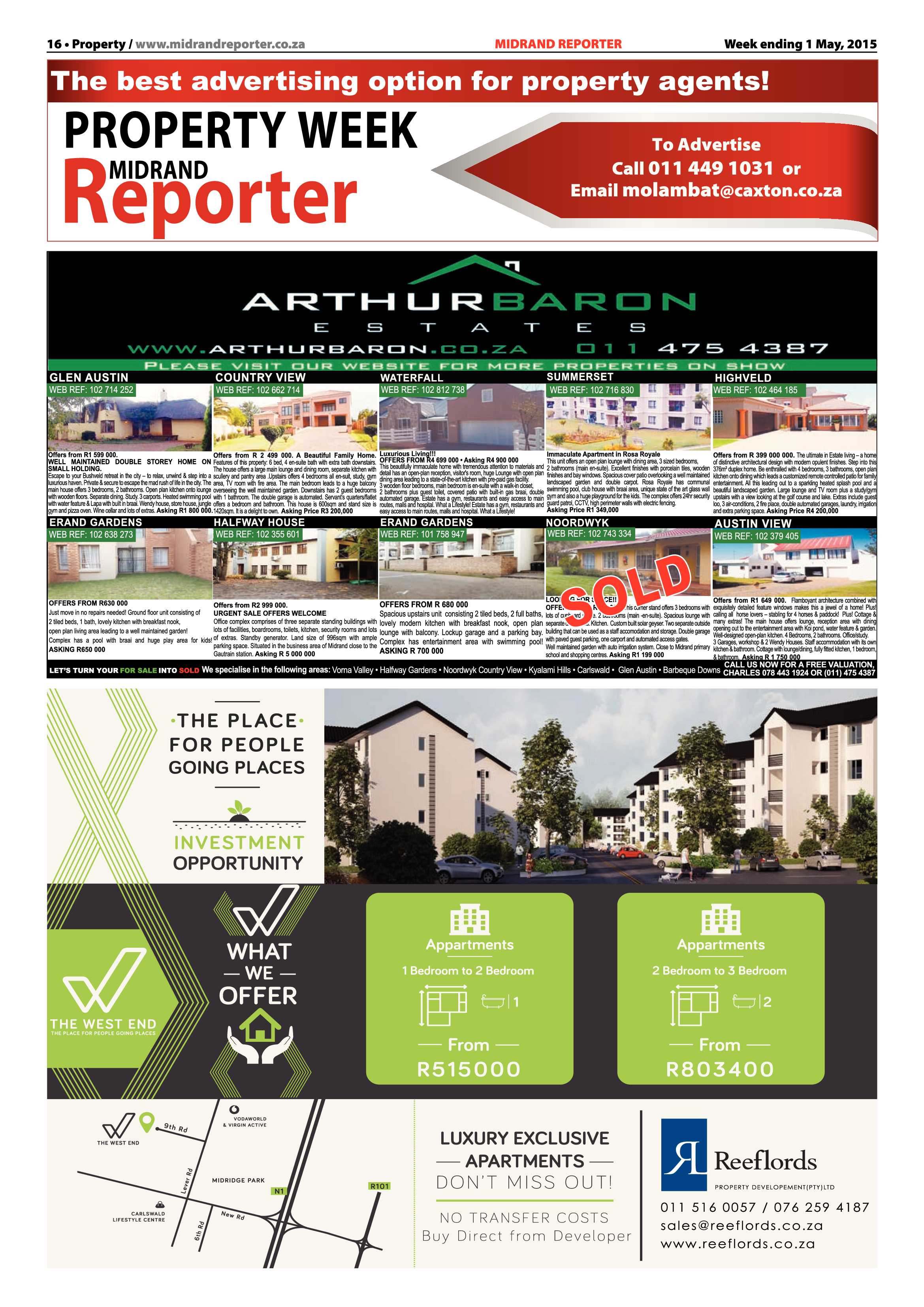 Midrand Reporter 1 May 2015 page 16