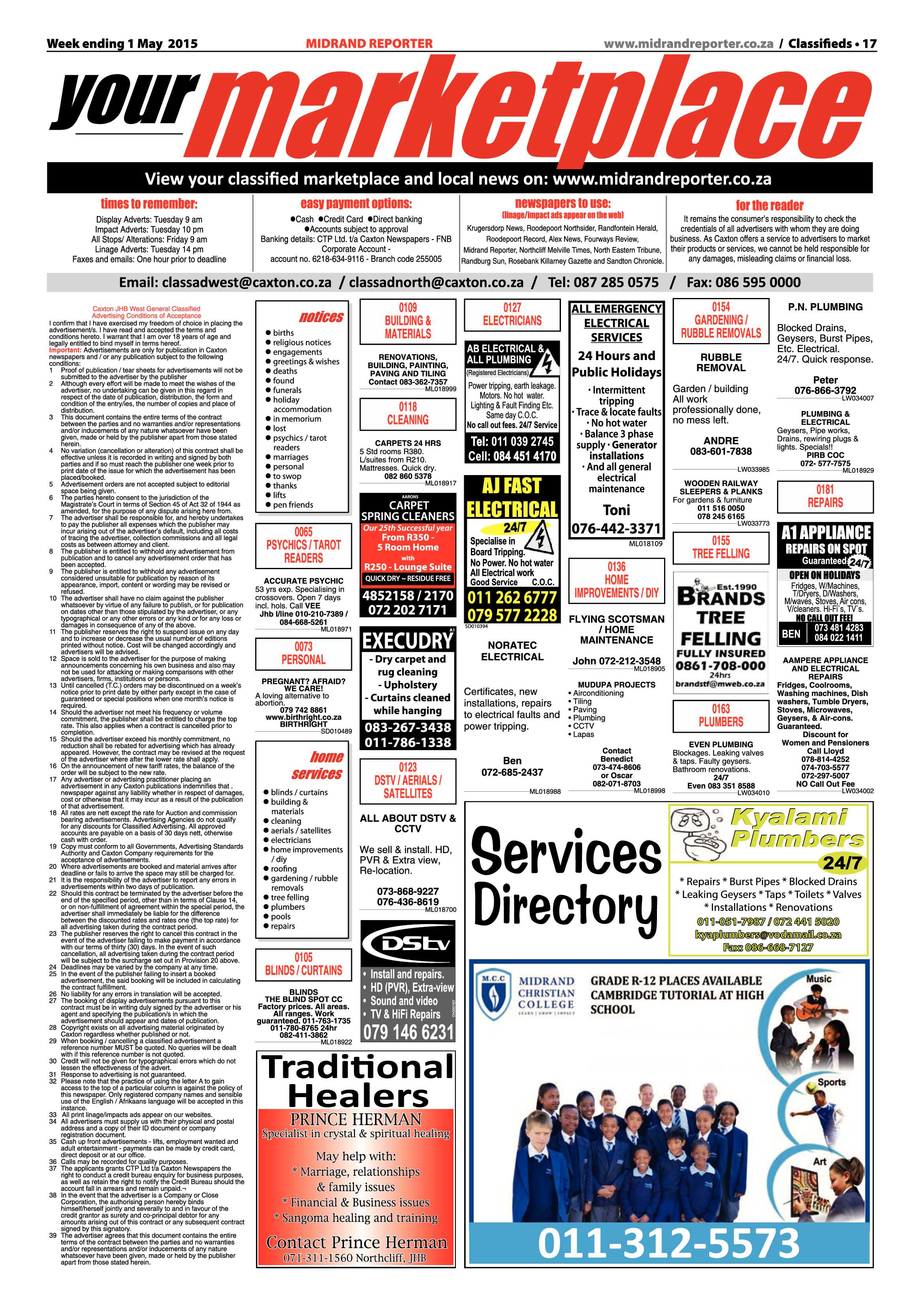 Midrand Reporter 1 May 2015 page 17