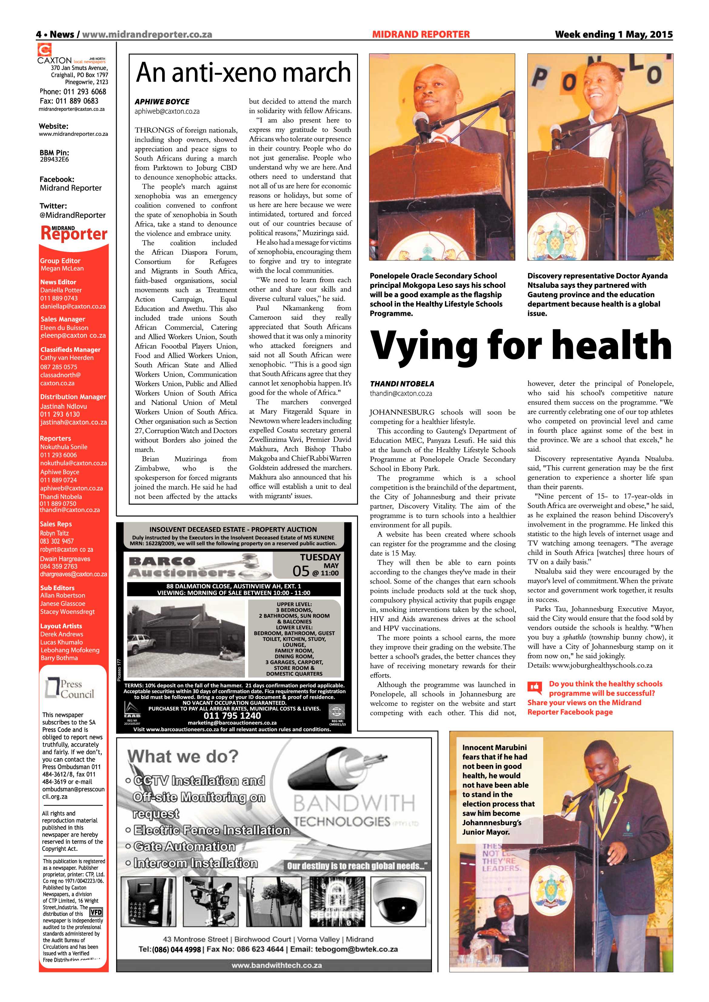 Midrand Reporter 1 May 2015 page 4