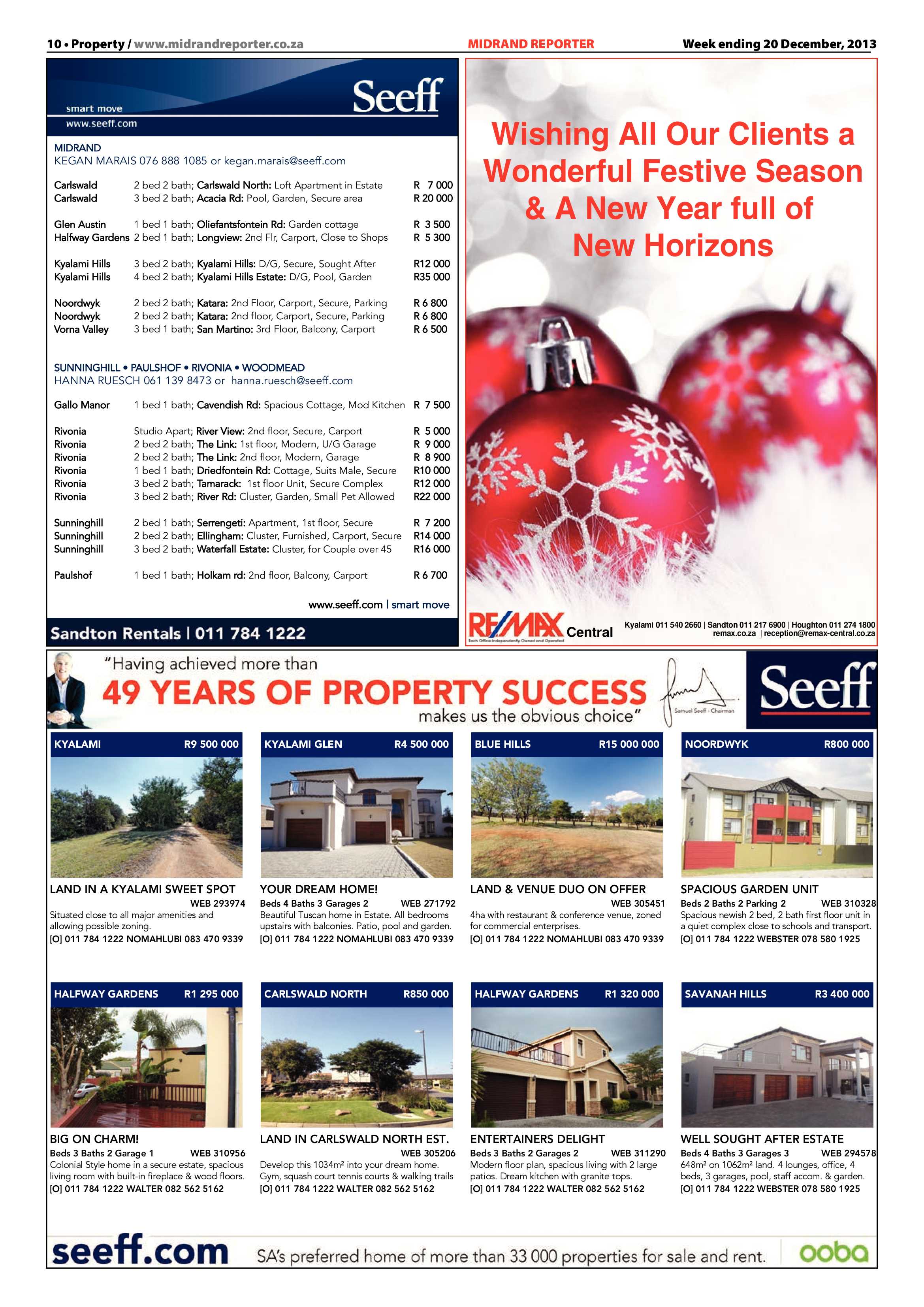 Midrand Reporter 20 December 2013 page 10