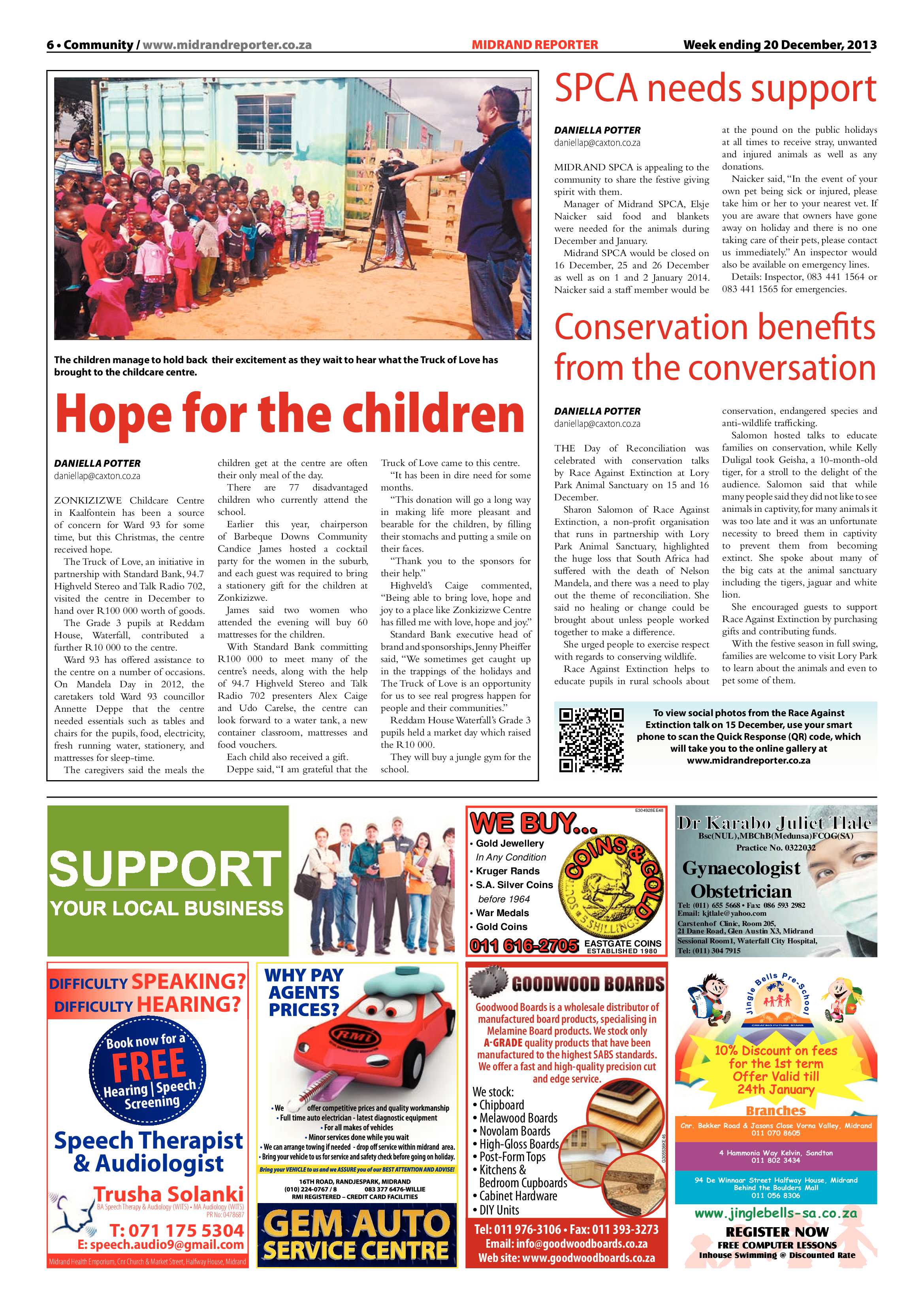 Midrand Reporter 20 December 2013 page 6
