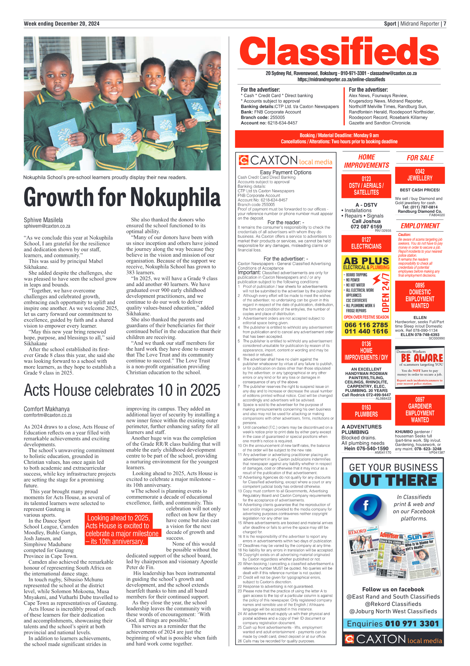 Midrand Reporter 20 December 2024 page 7