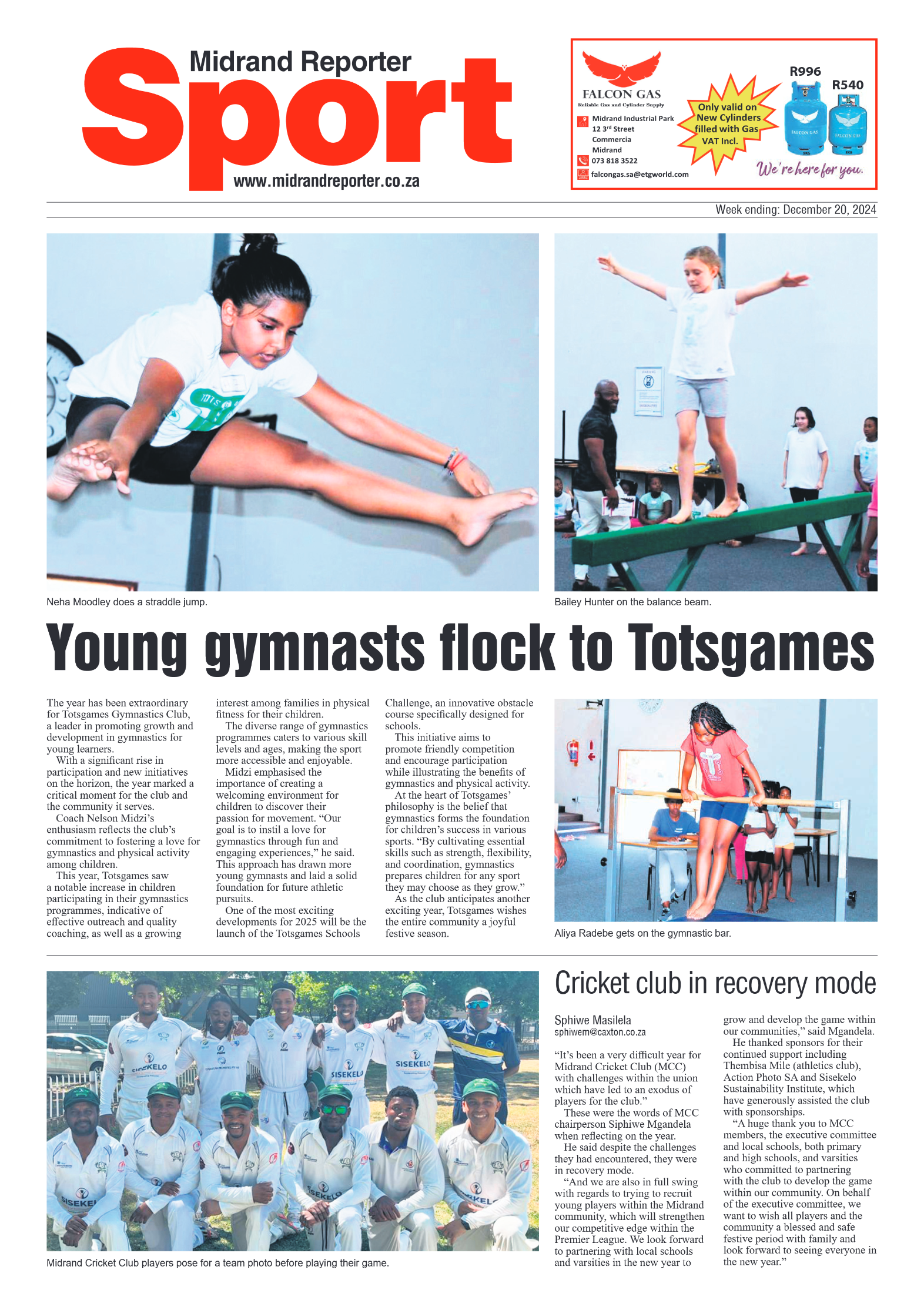 Midrand Reporter 20 December 2024 page 8
