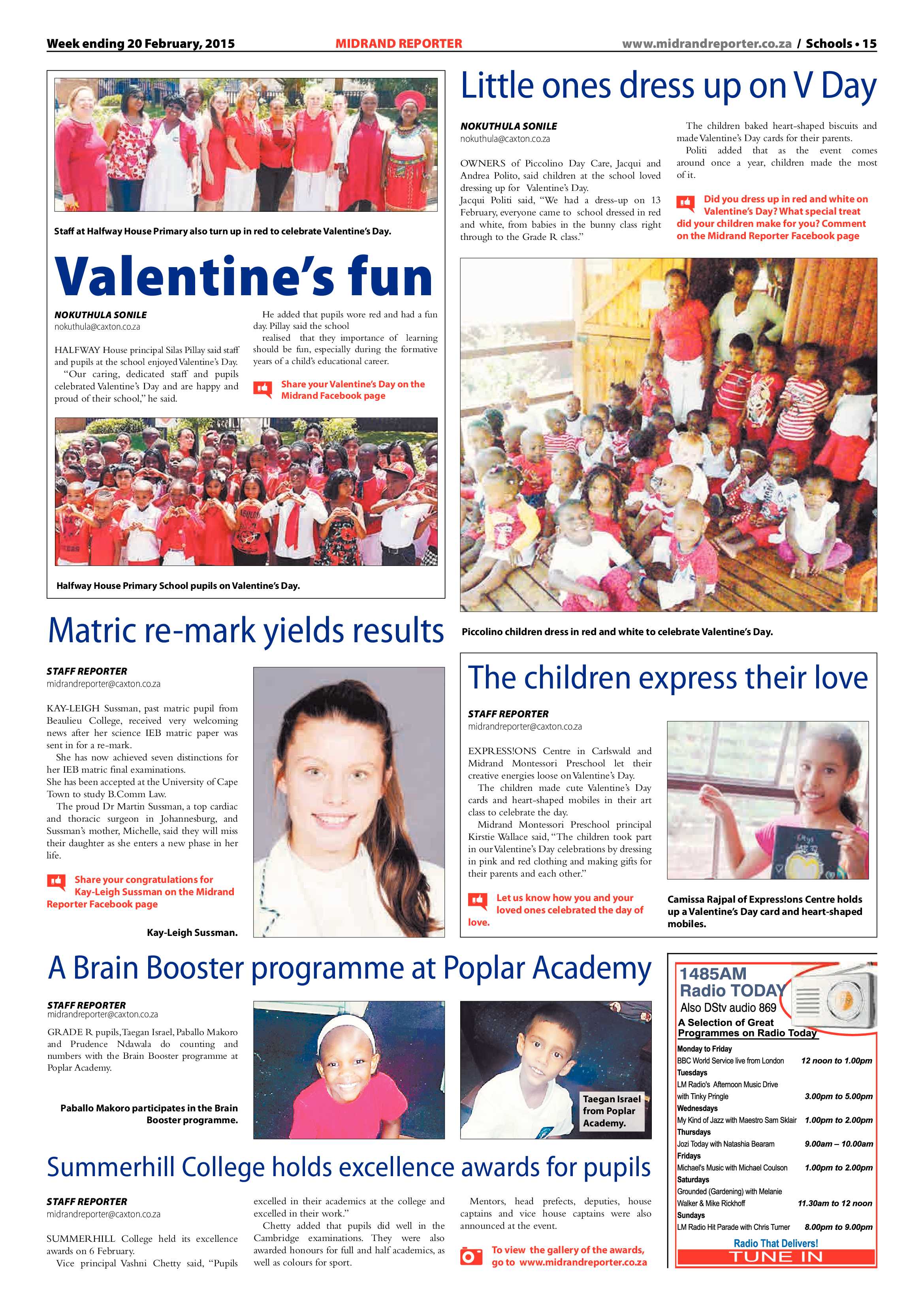 Midrand Reporter 20 February 2015 page 15
