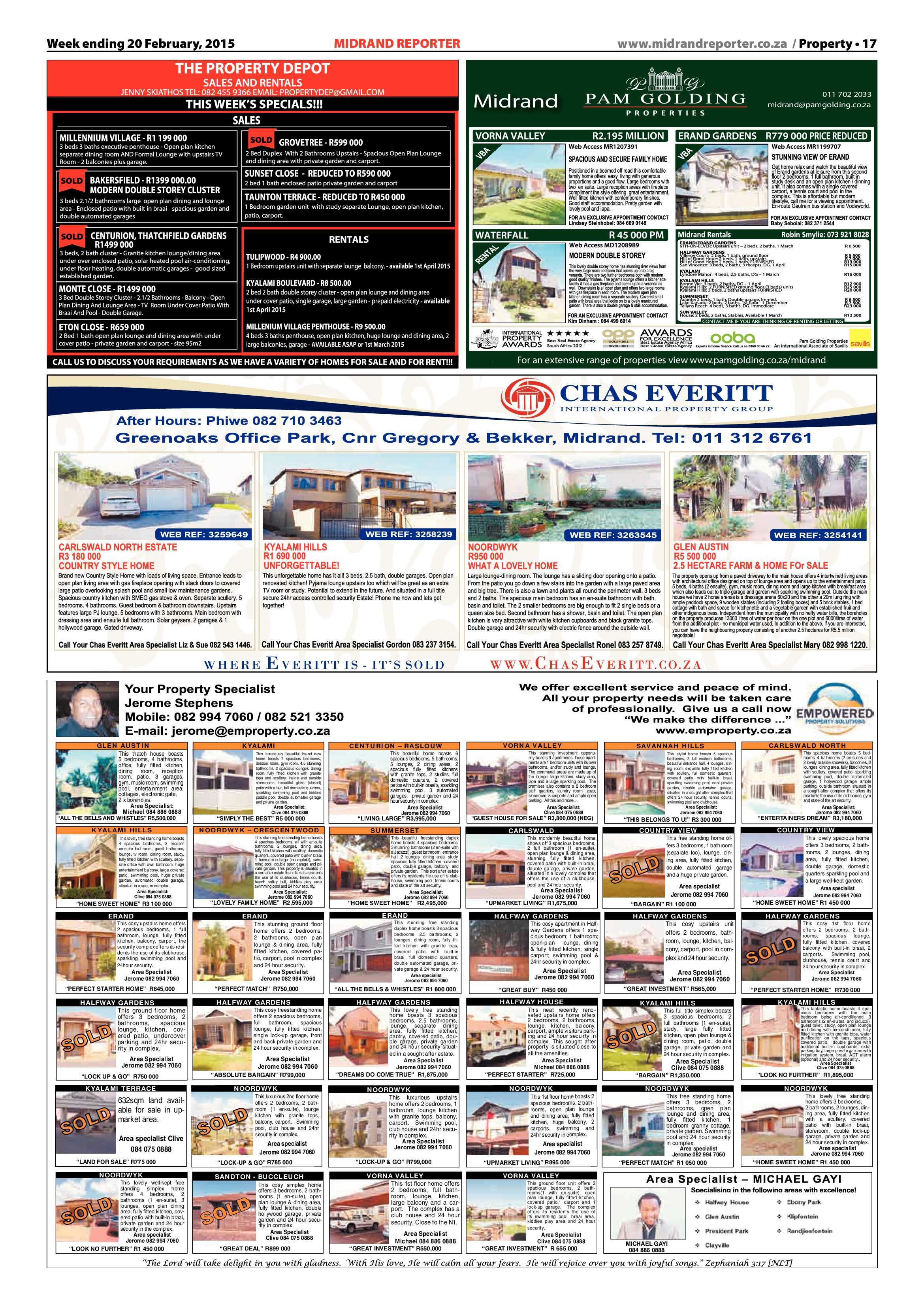 Midrand Reporter 20 February 2015 page 17