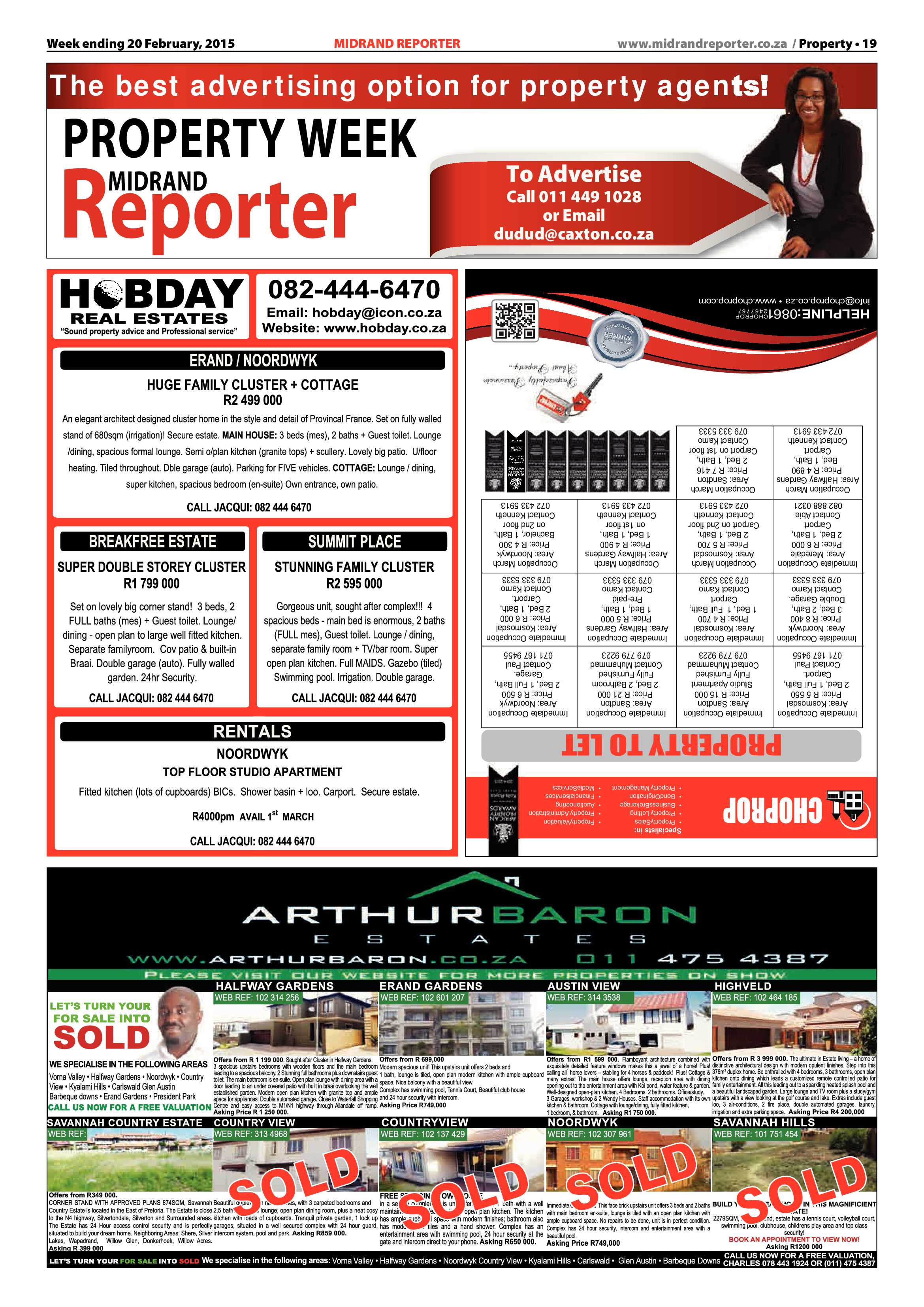 Midrand Reporter 20 February 2015 page 19