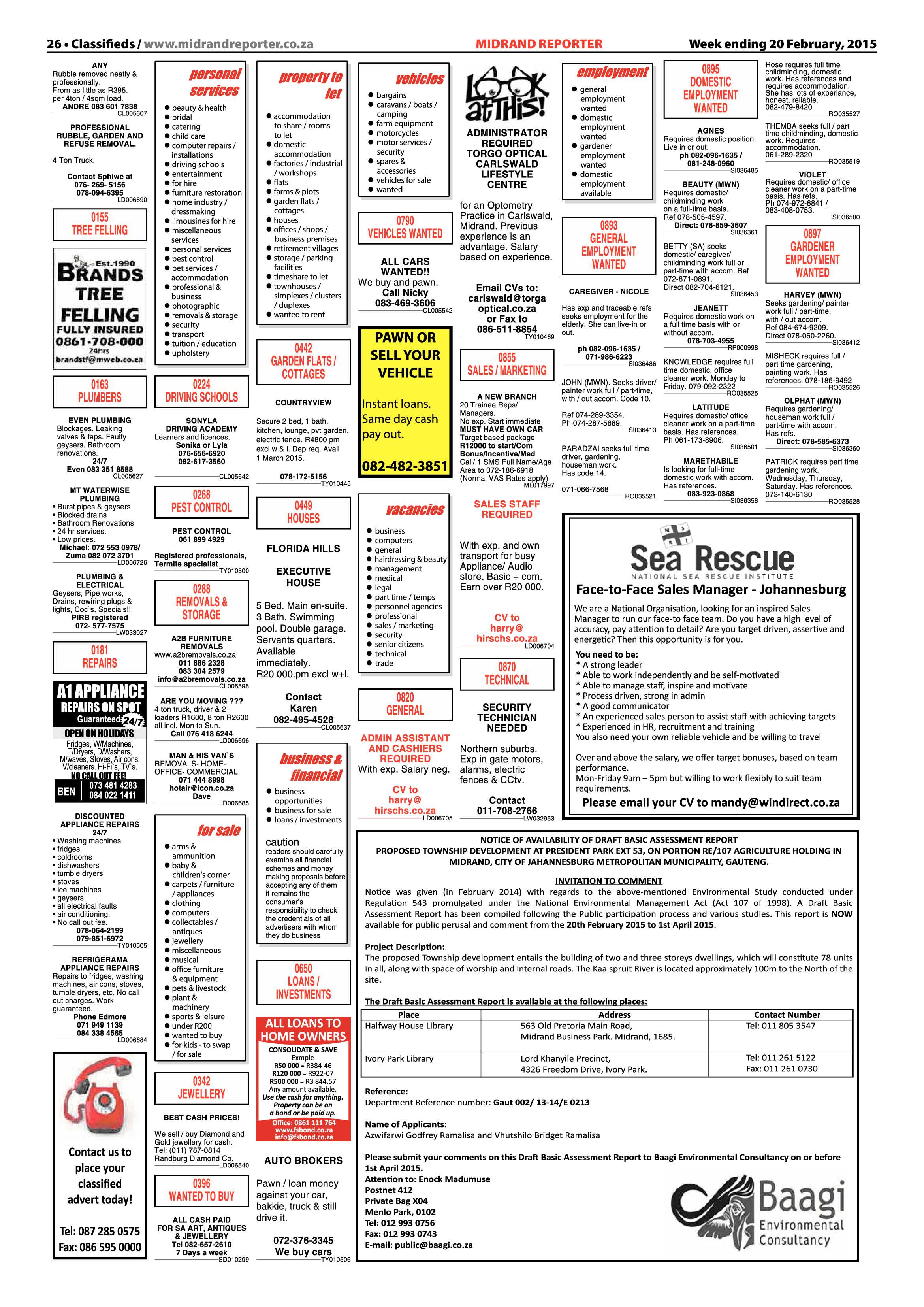 Midrand Reporter 20 February 2015 page 26