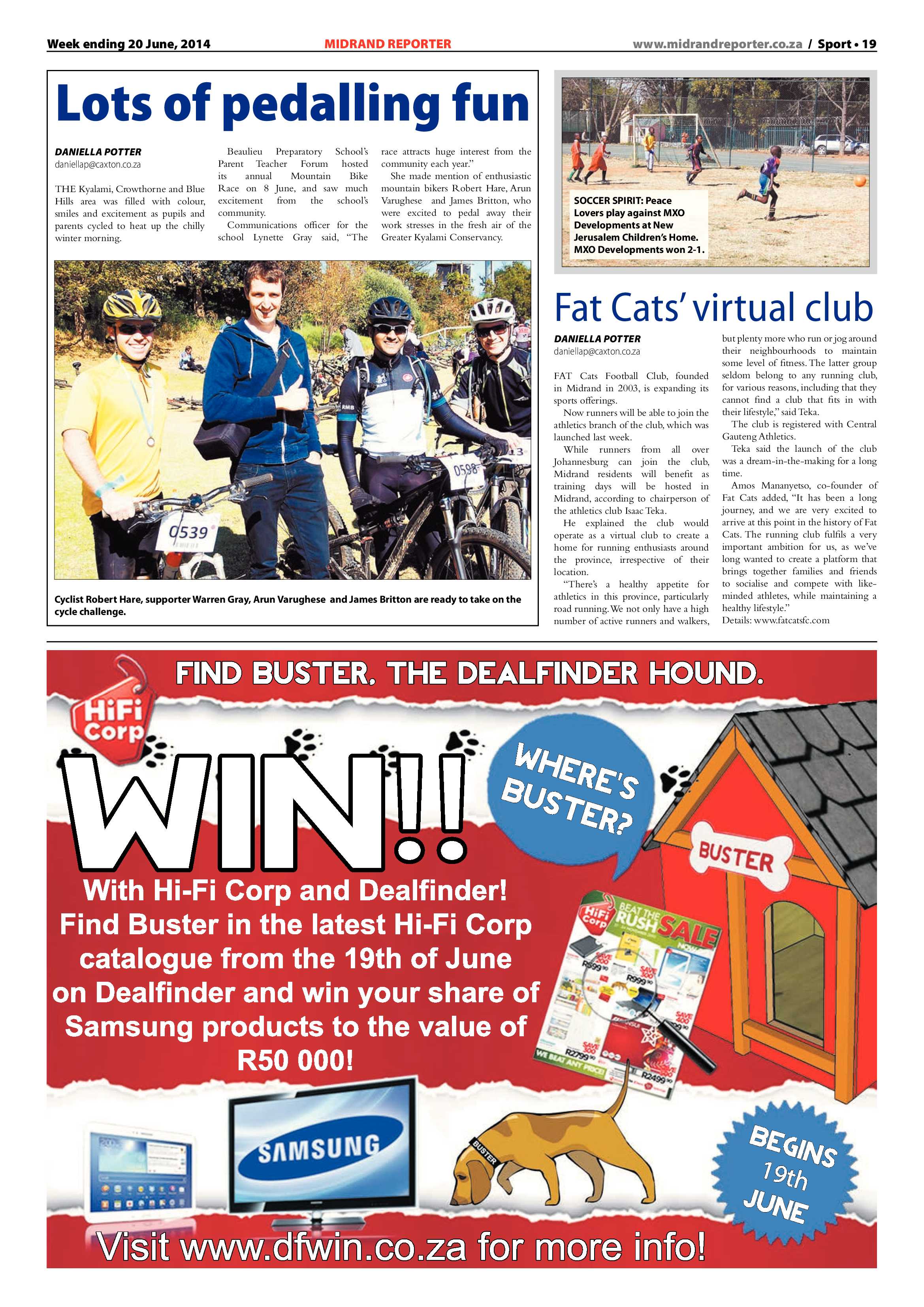 Midrand Reporter 20 June 2014 page 19
