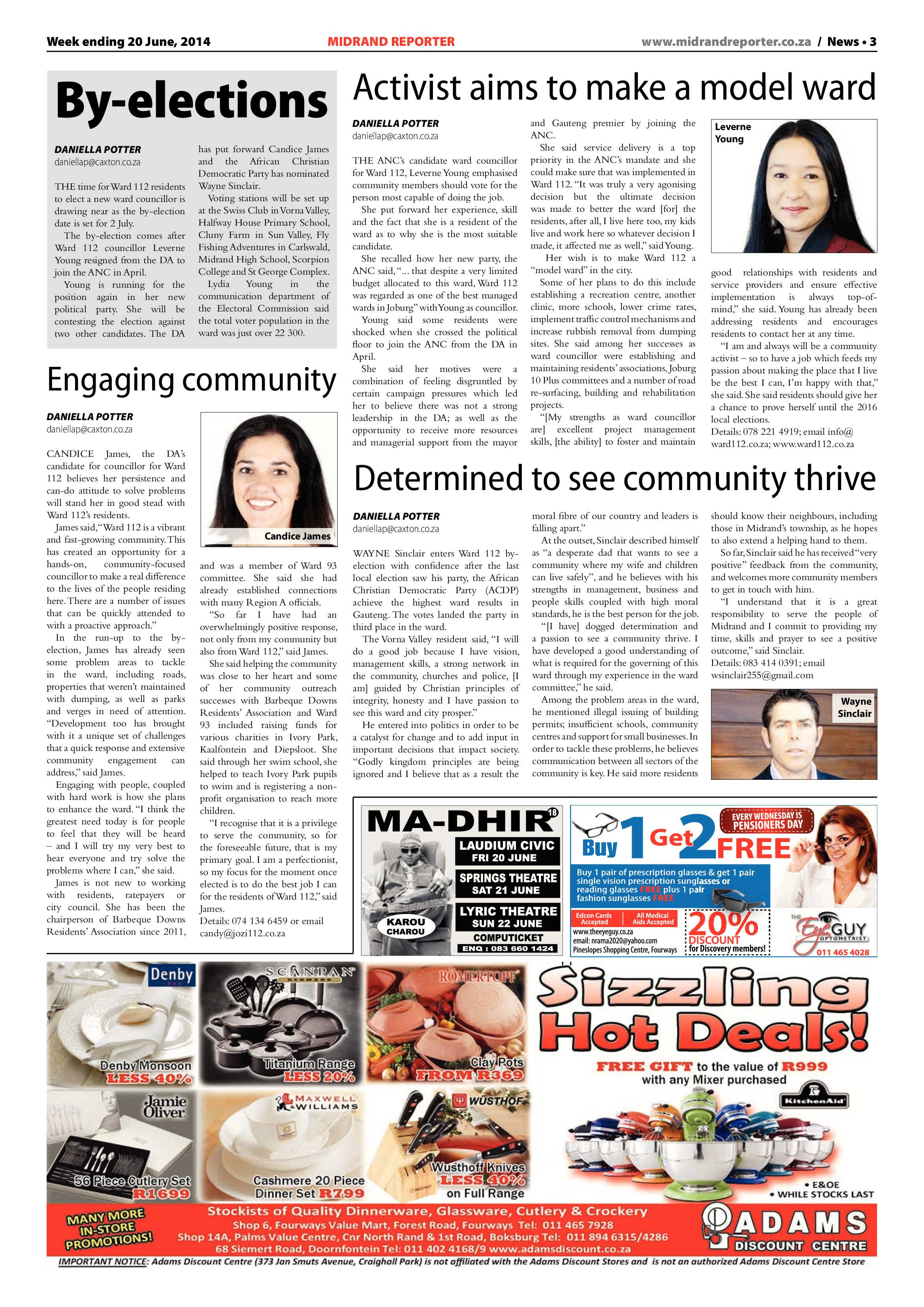 Midrand Reporter 20 June 2014 page 3