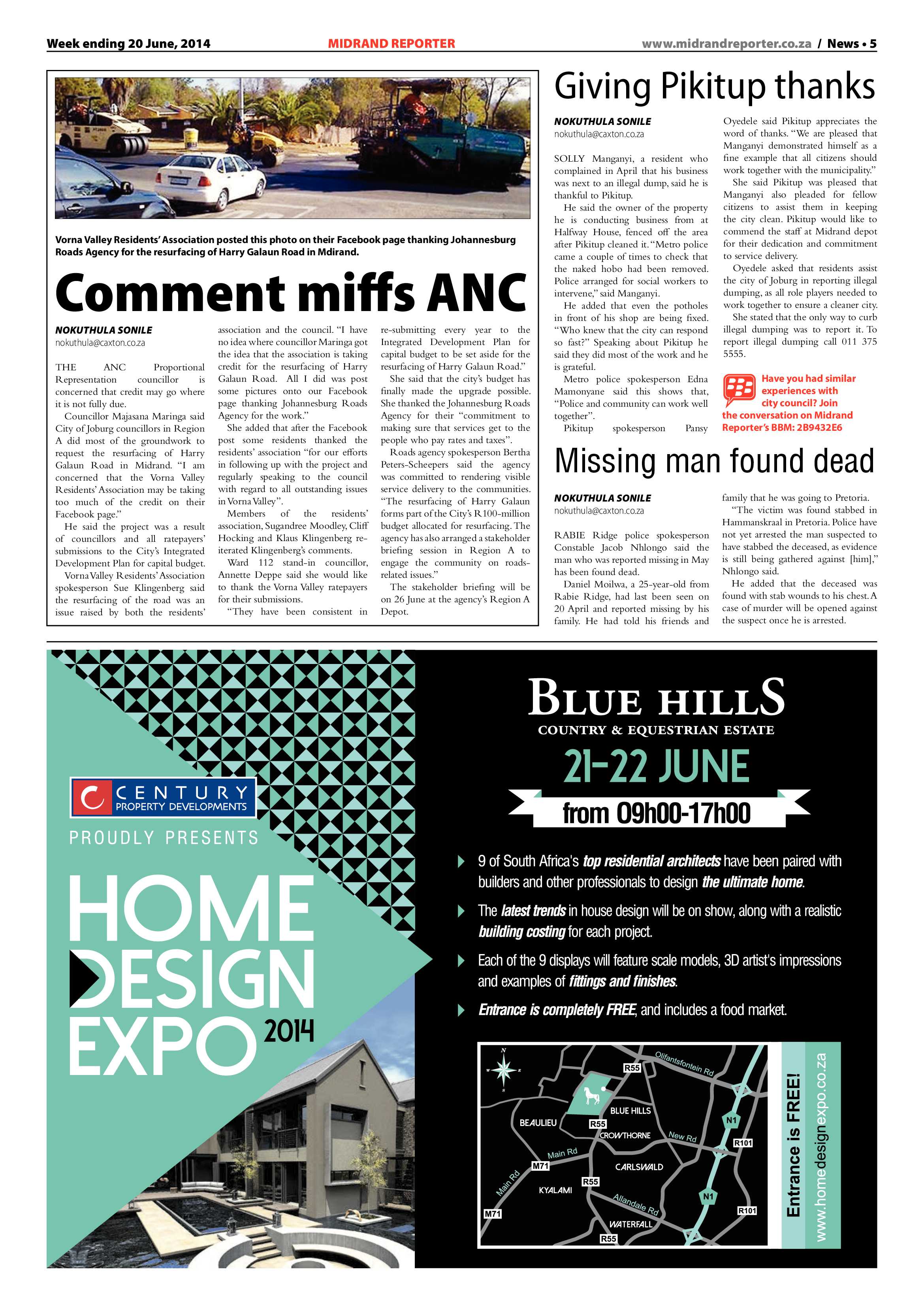 Midrand Reporter 20 June 2014 page 5