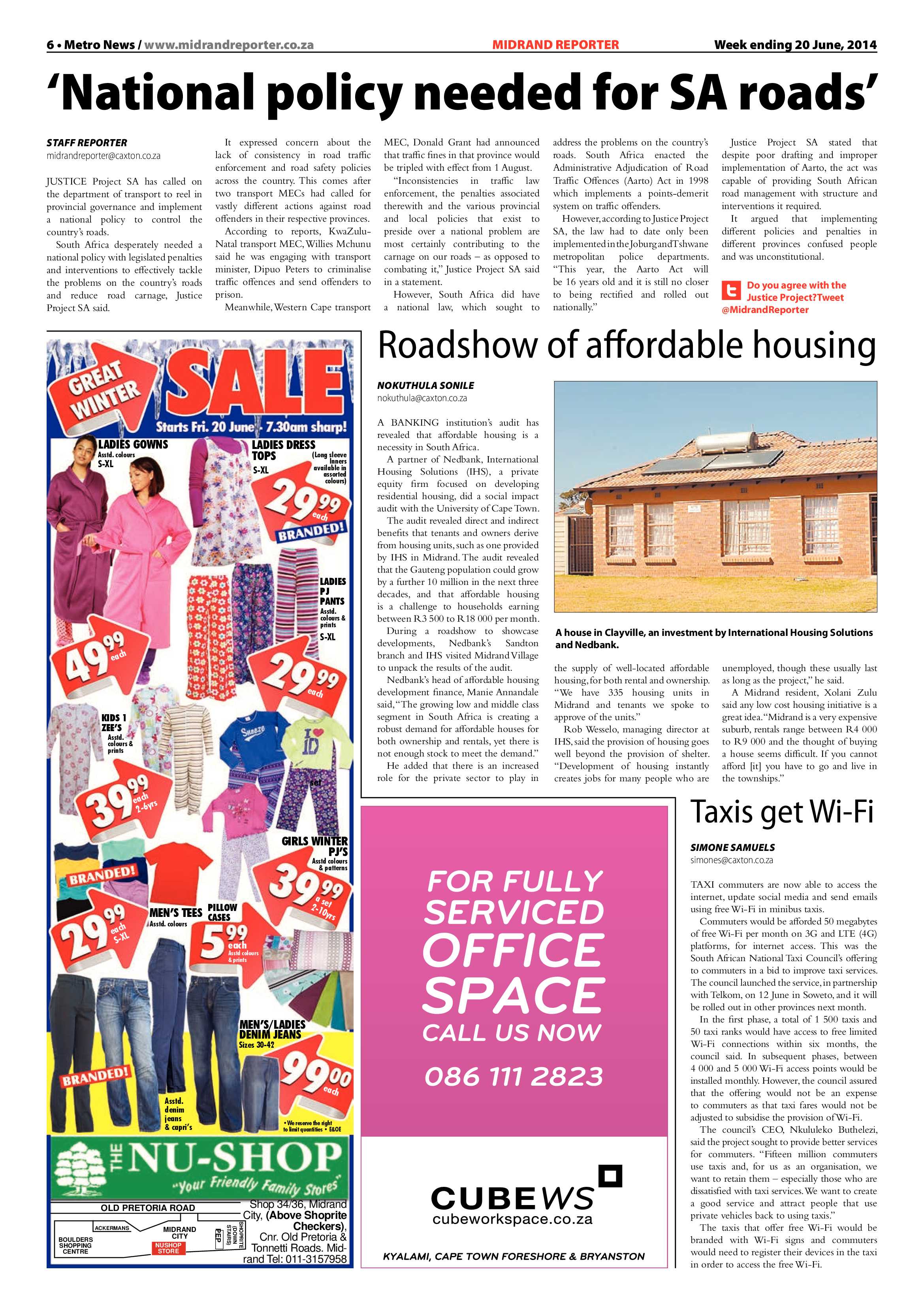 Midrand Reporter 20 June 2014 page 6