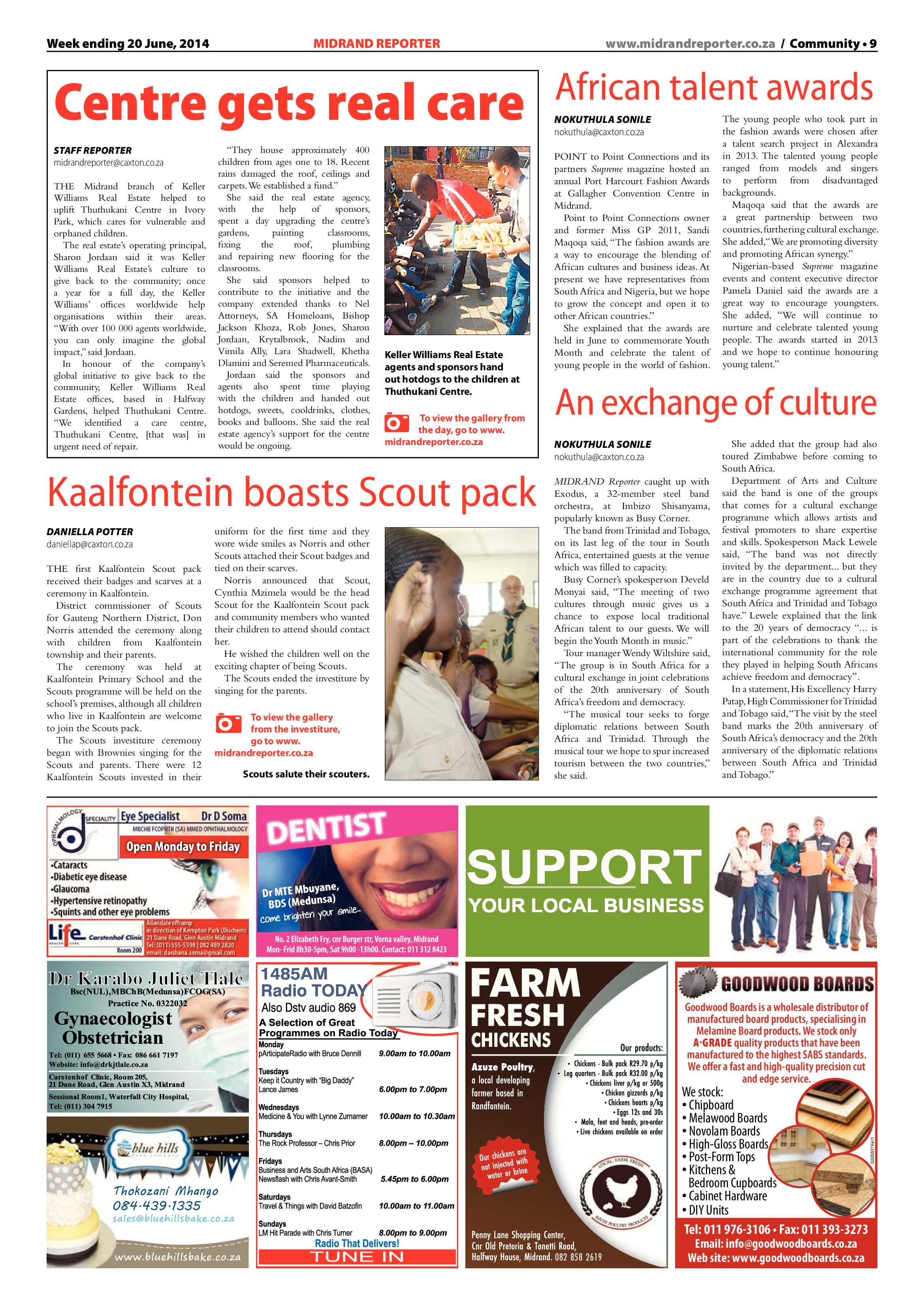 Midrand Reporter 20 June 2014 page 9