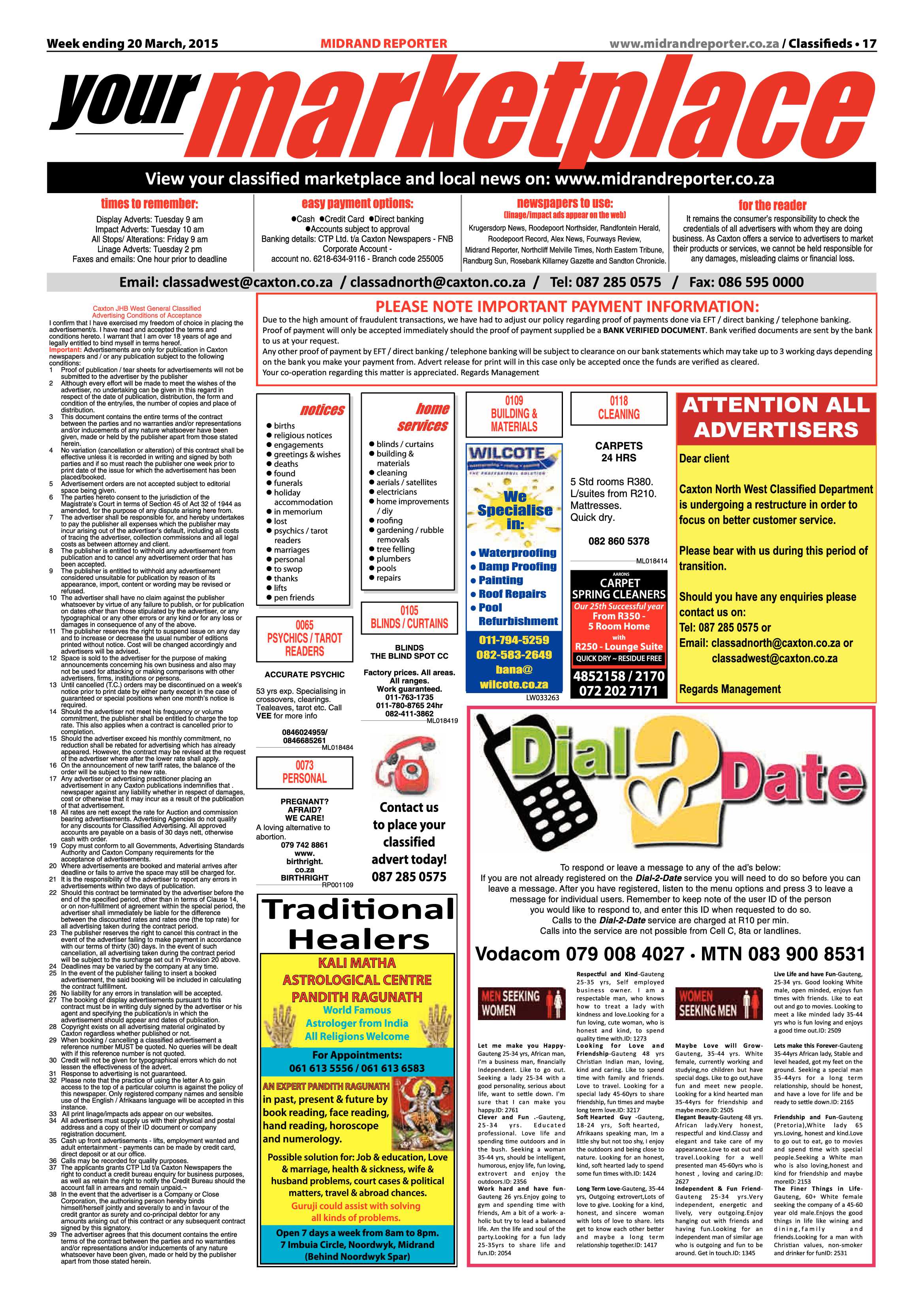 Midrand Reporter 20 March 2015 page 17