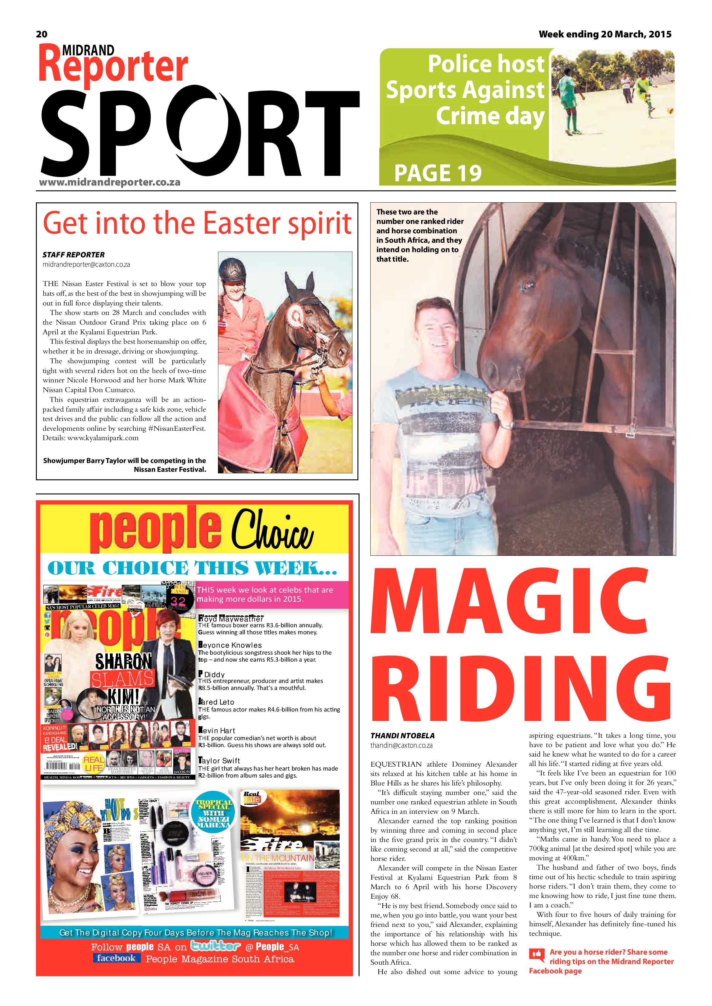Midrand Reporter 20 March 2015 page 20