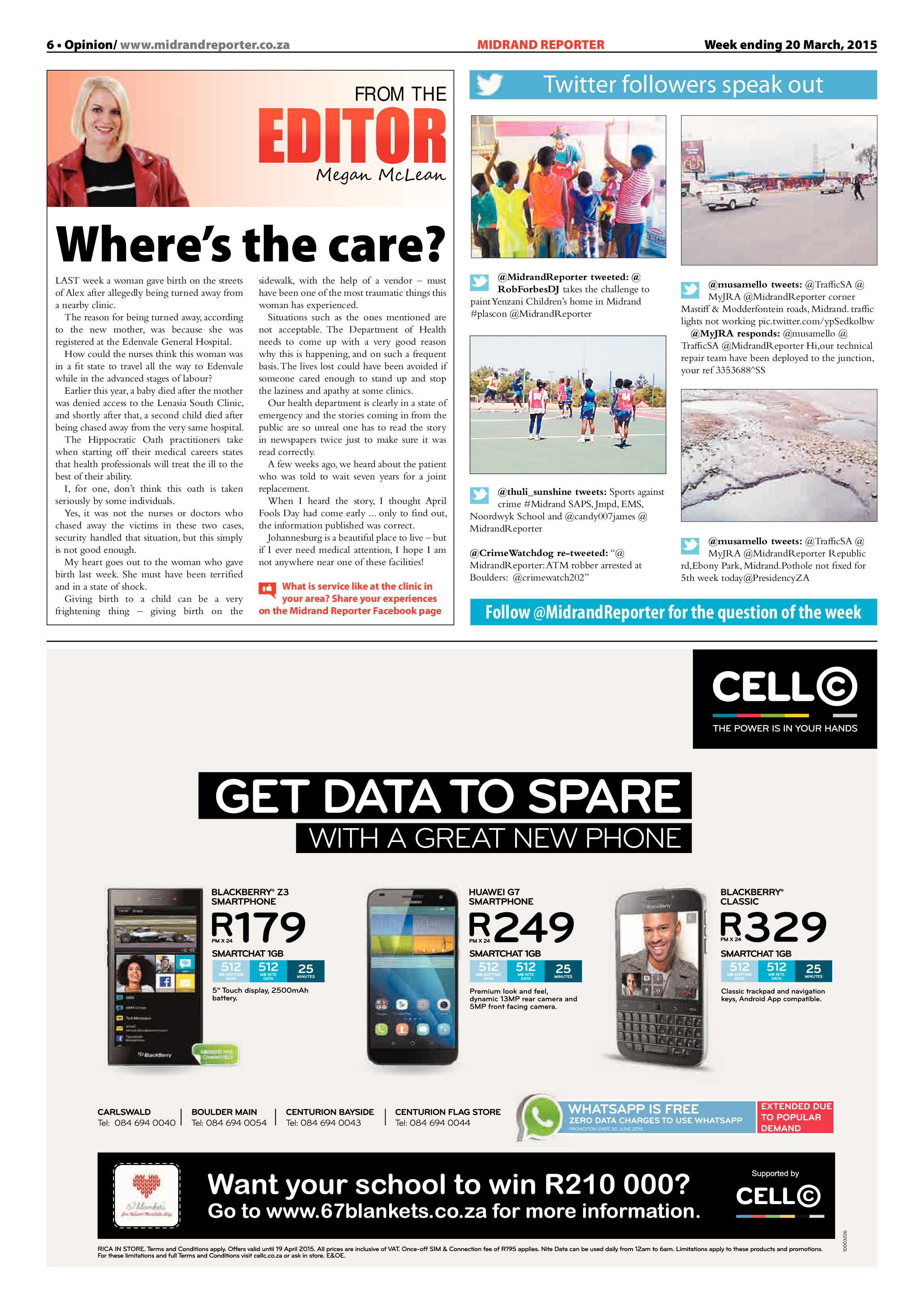 Midrand Reporter 20 March 2015 page 6