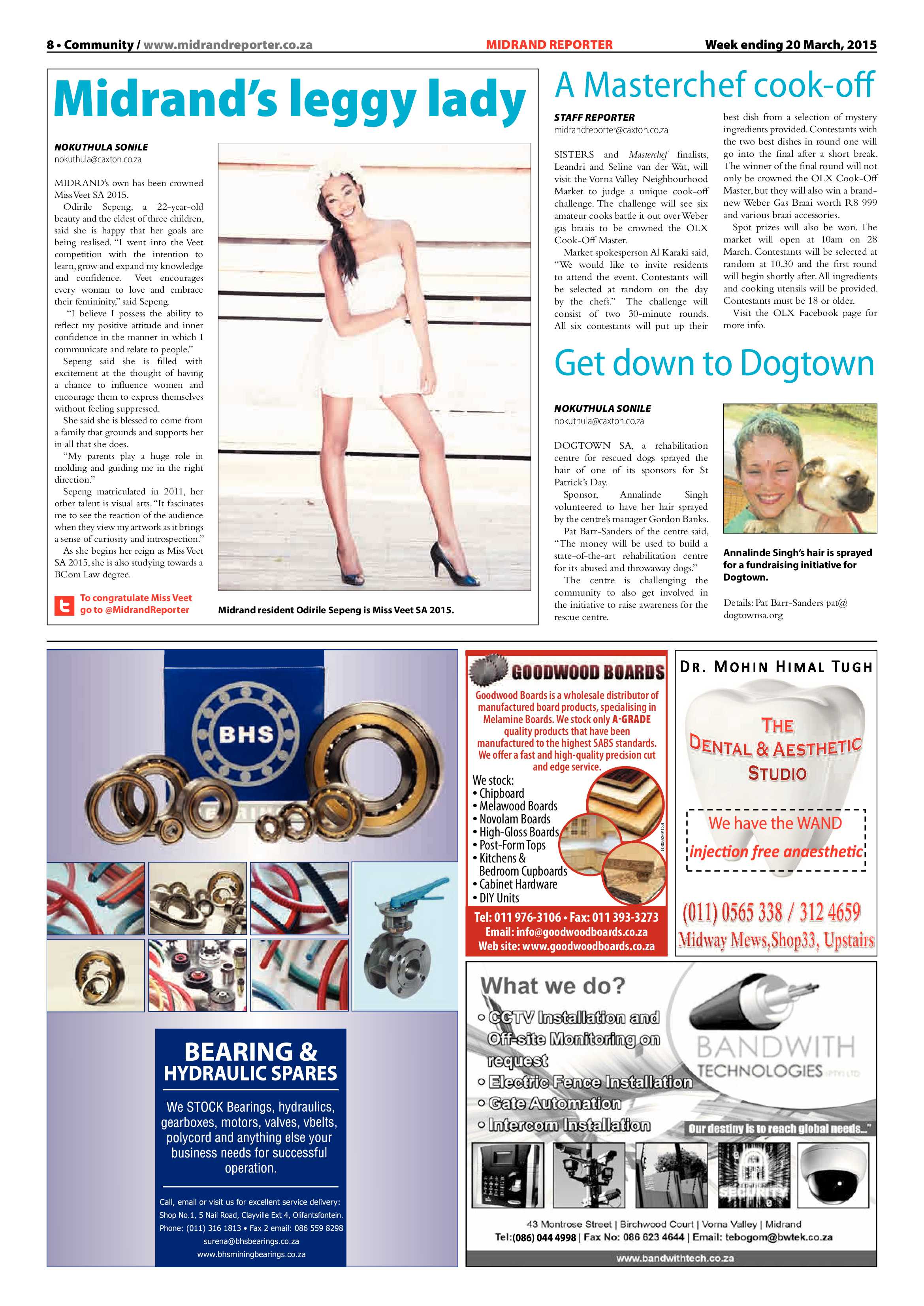 Midrand Reporter 20 March 2015 page 8