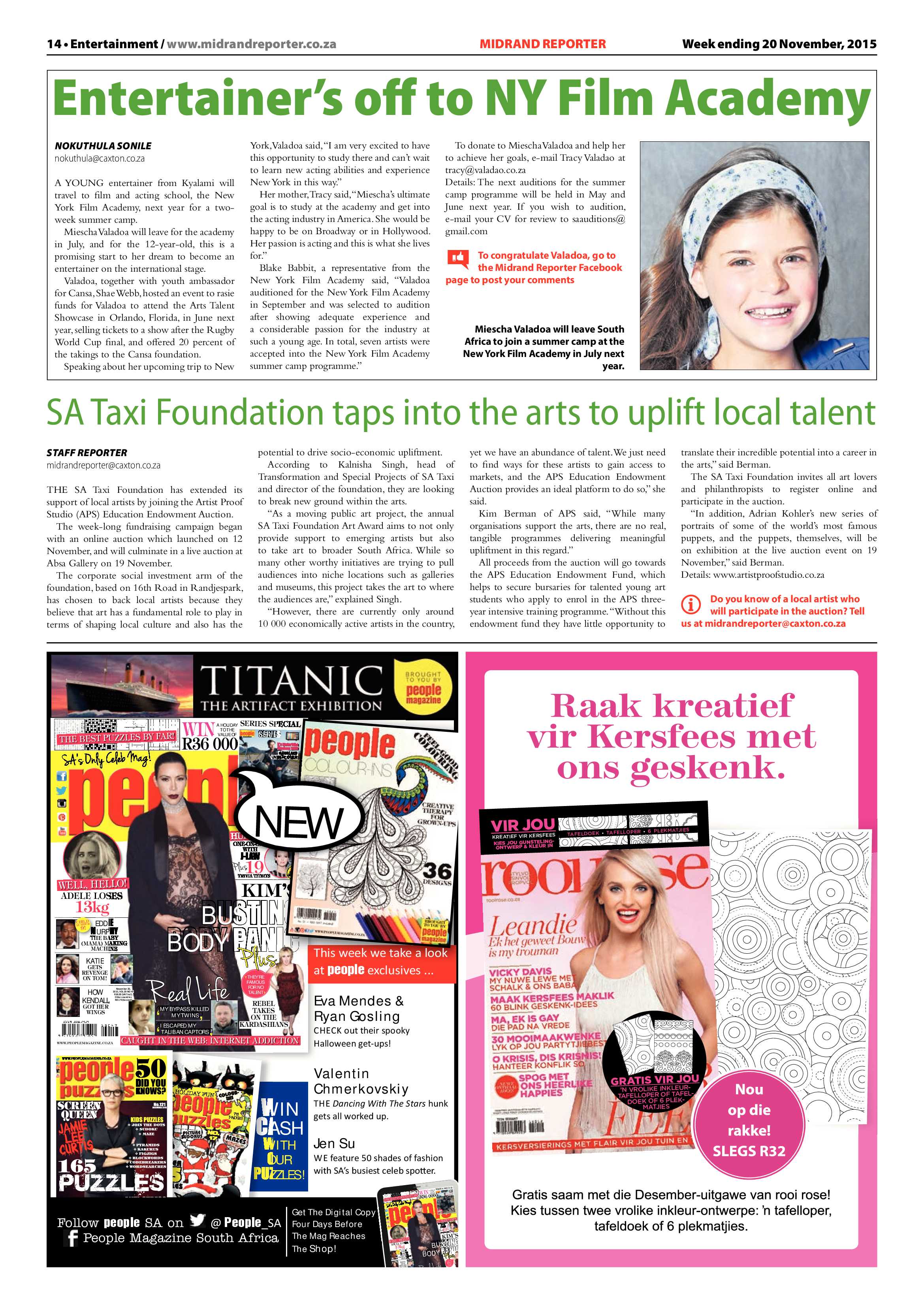 Midrand Reporter 20 November 2015 page 14