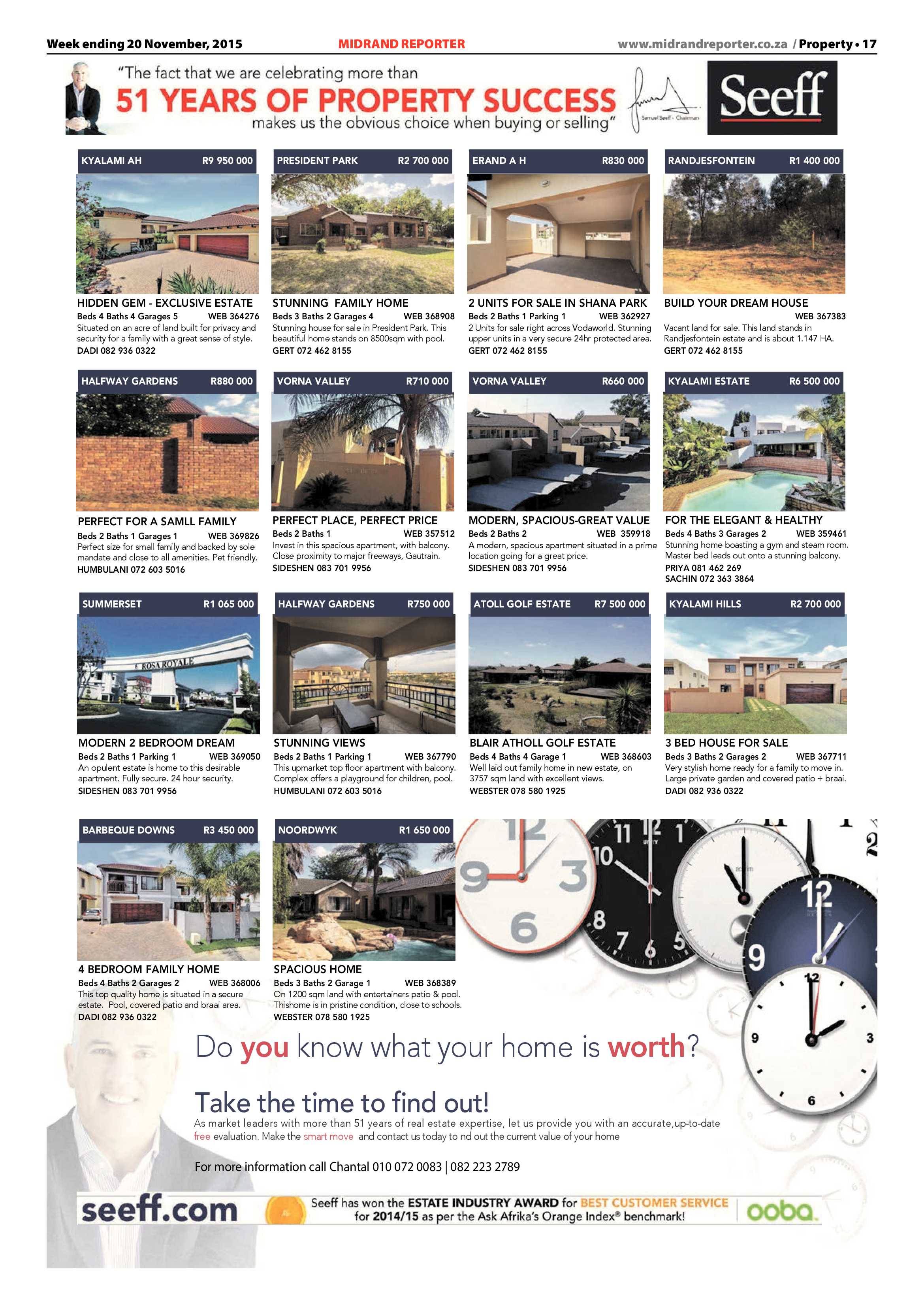 Midrand Reporter 20 November 2015 page 17