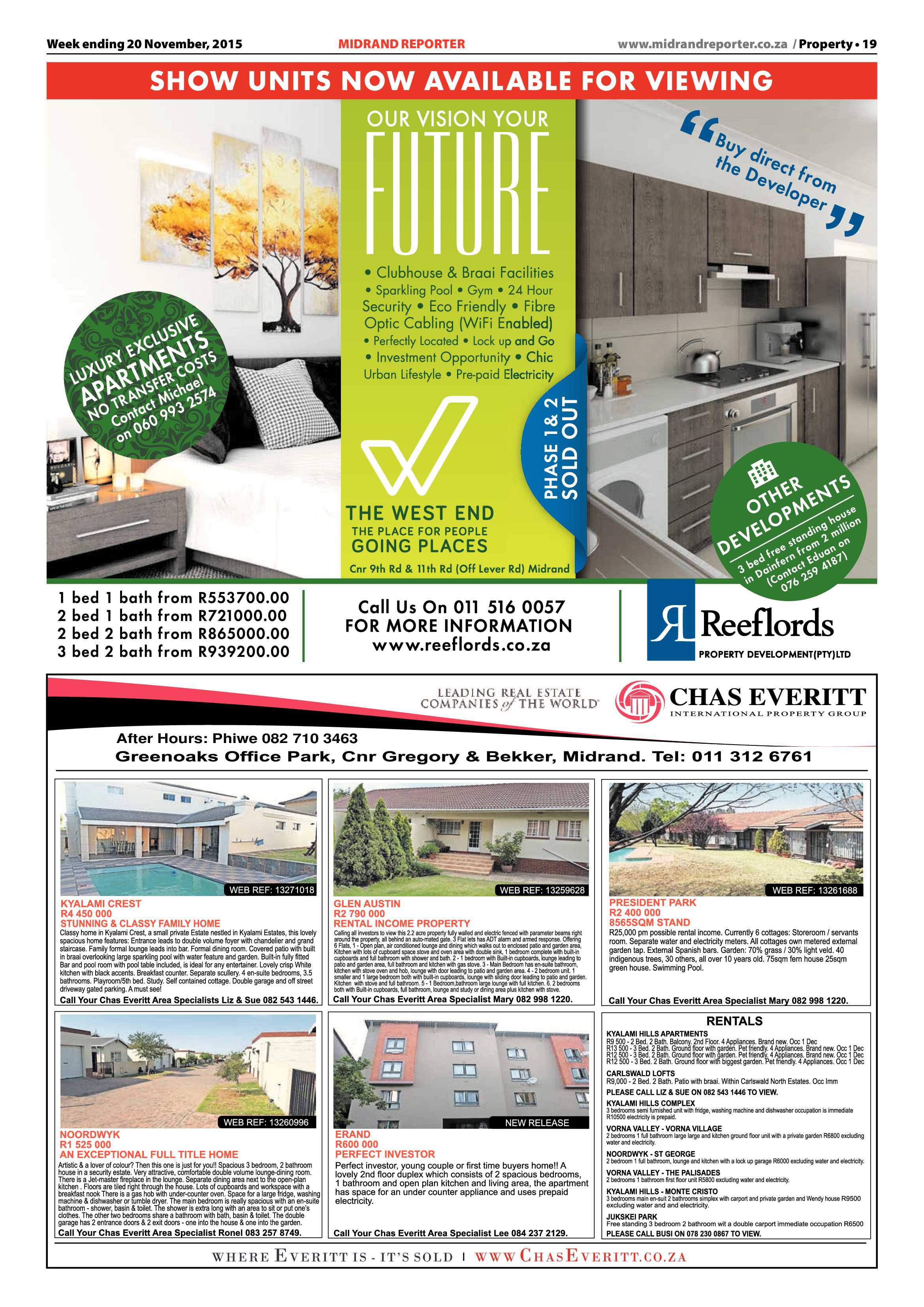 Midrand Reporter 20 November 2015 page 19