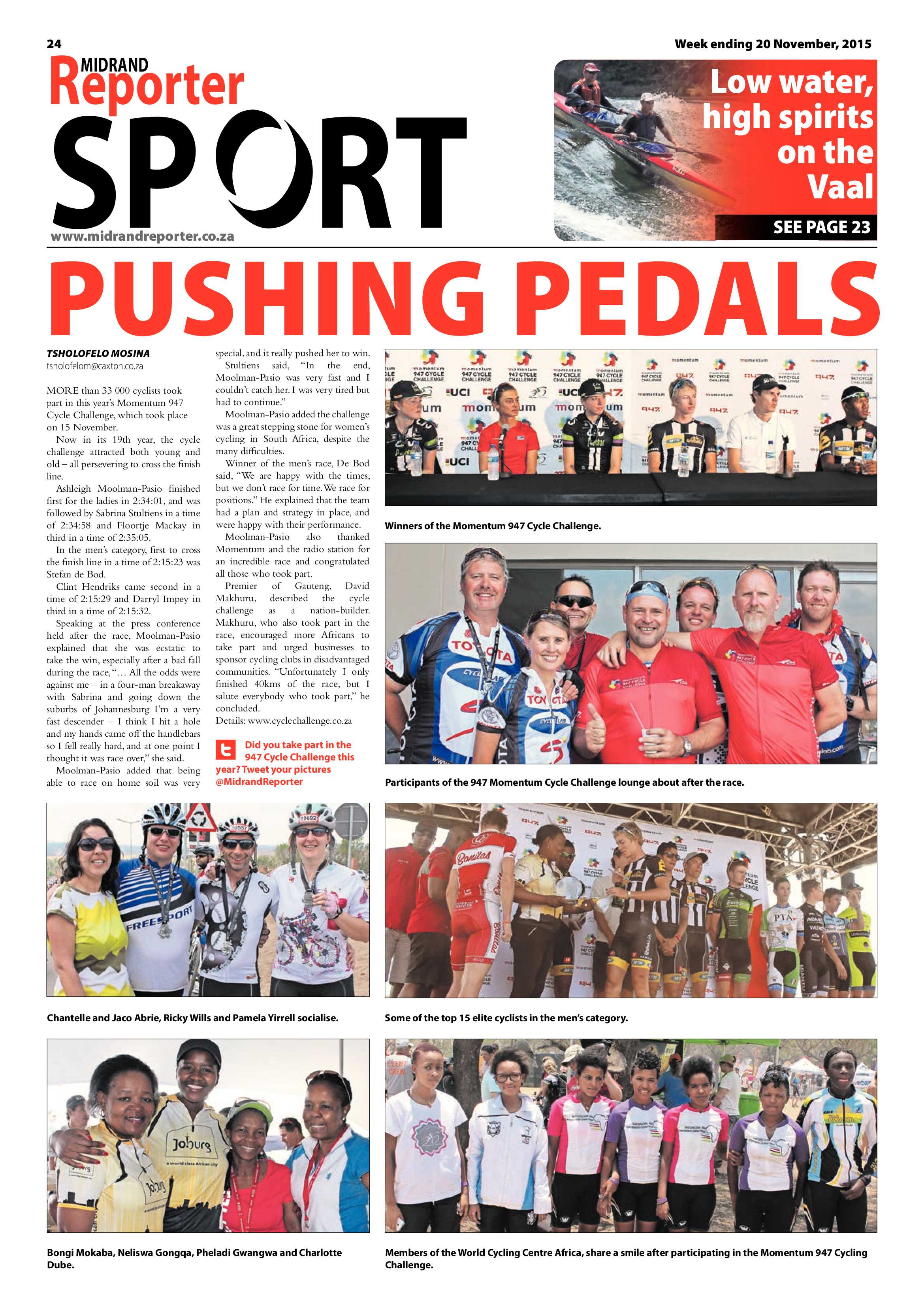 Midrand Reporter 20 November 2015 page 24